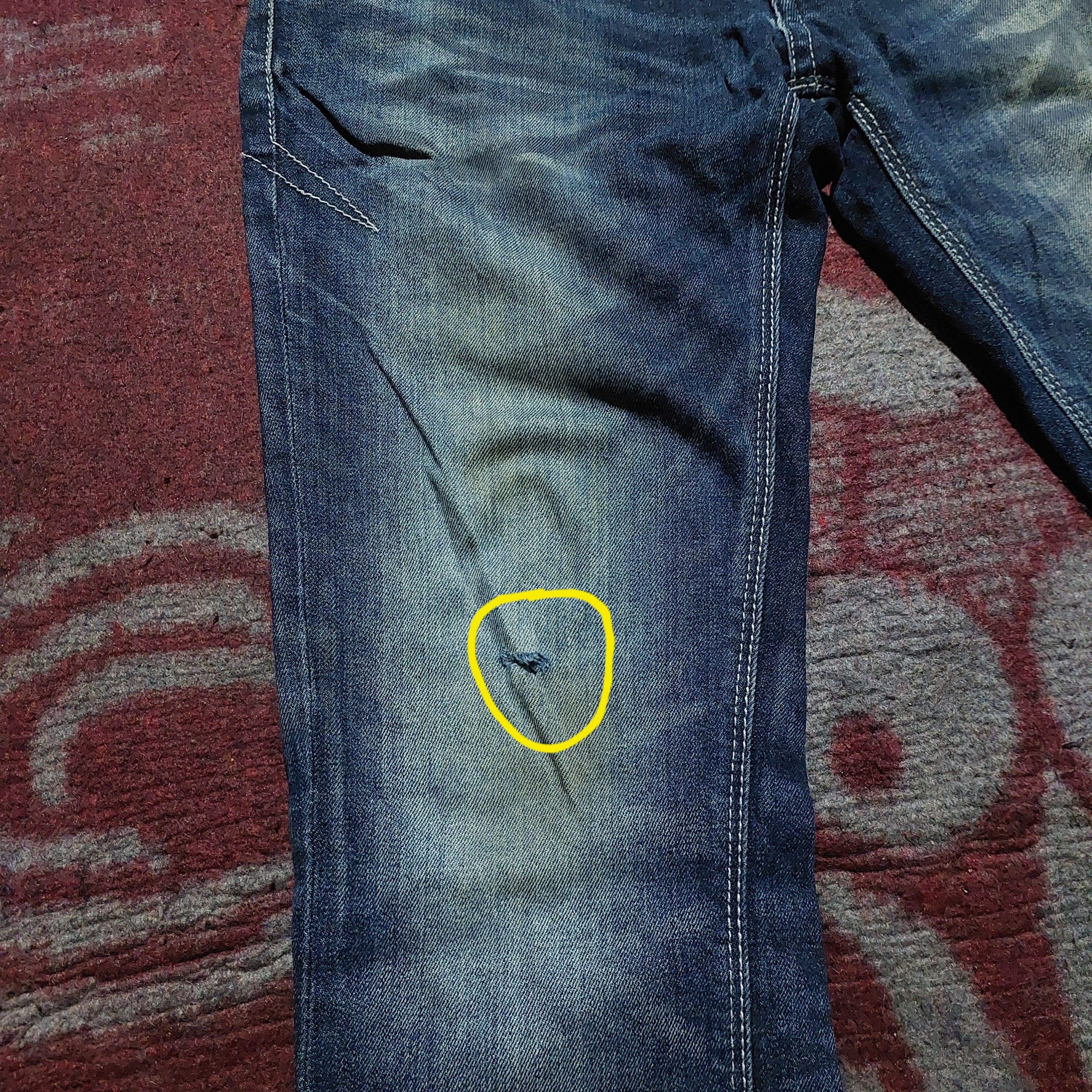 GOSTAR DE FUGA FUGA Stretch blue Faded Jeans Size US 30 / EU 46 - 8 Thumbnail