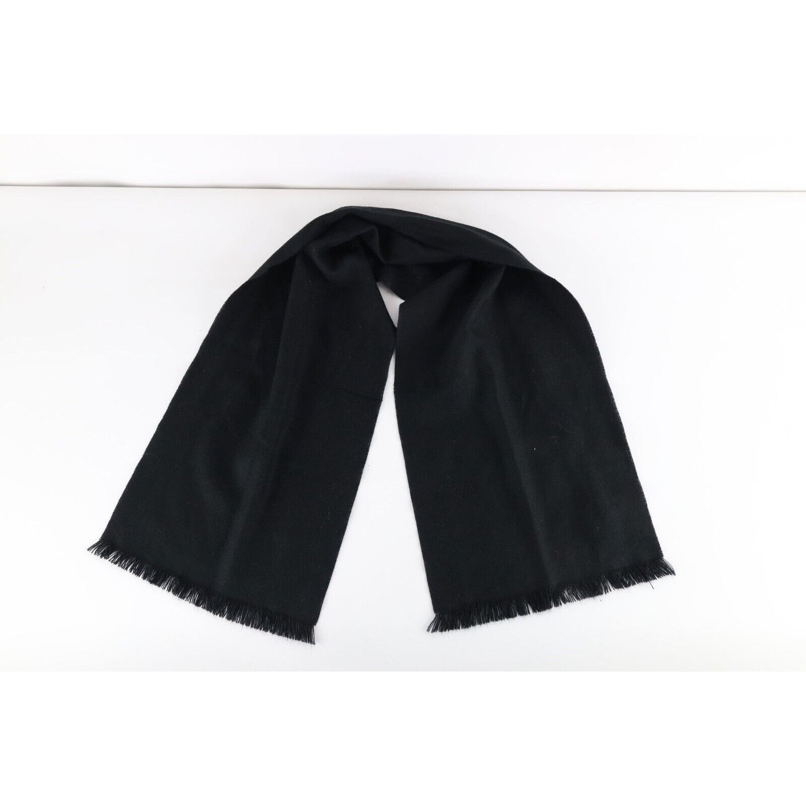 Vintage Vintage 60s 70s Streetwear Knit Fringed Neck Head Scarf Size ONE SIZE - 1 Thumbnail