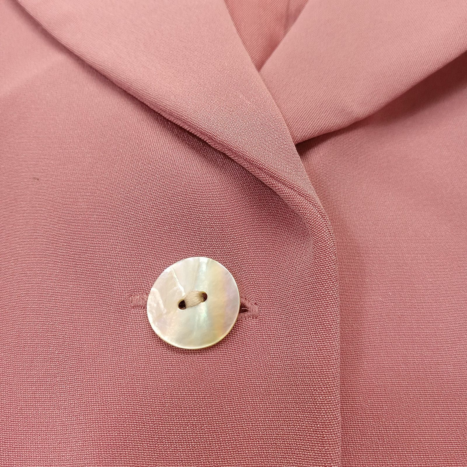 & Other Stories Petite Sophisticate Blazer Jacket 4 Women's Silk Lined Rose Size S / US 4 / IT 40 - 4 Thumbnail