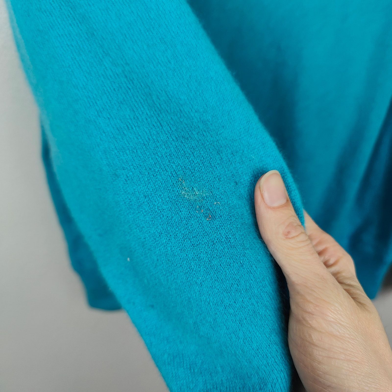 J.Crew J Crew 100% Cashmere Sweater Womens Medium Bright Blue Size M / US 6-8 / IT 42-44 - 5 Thumbnail