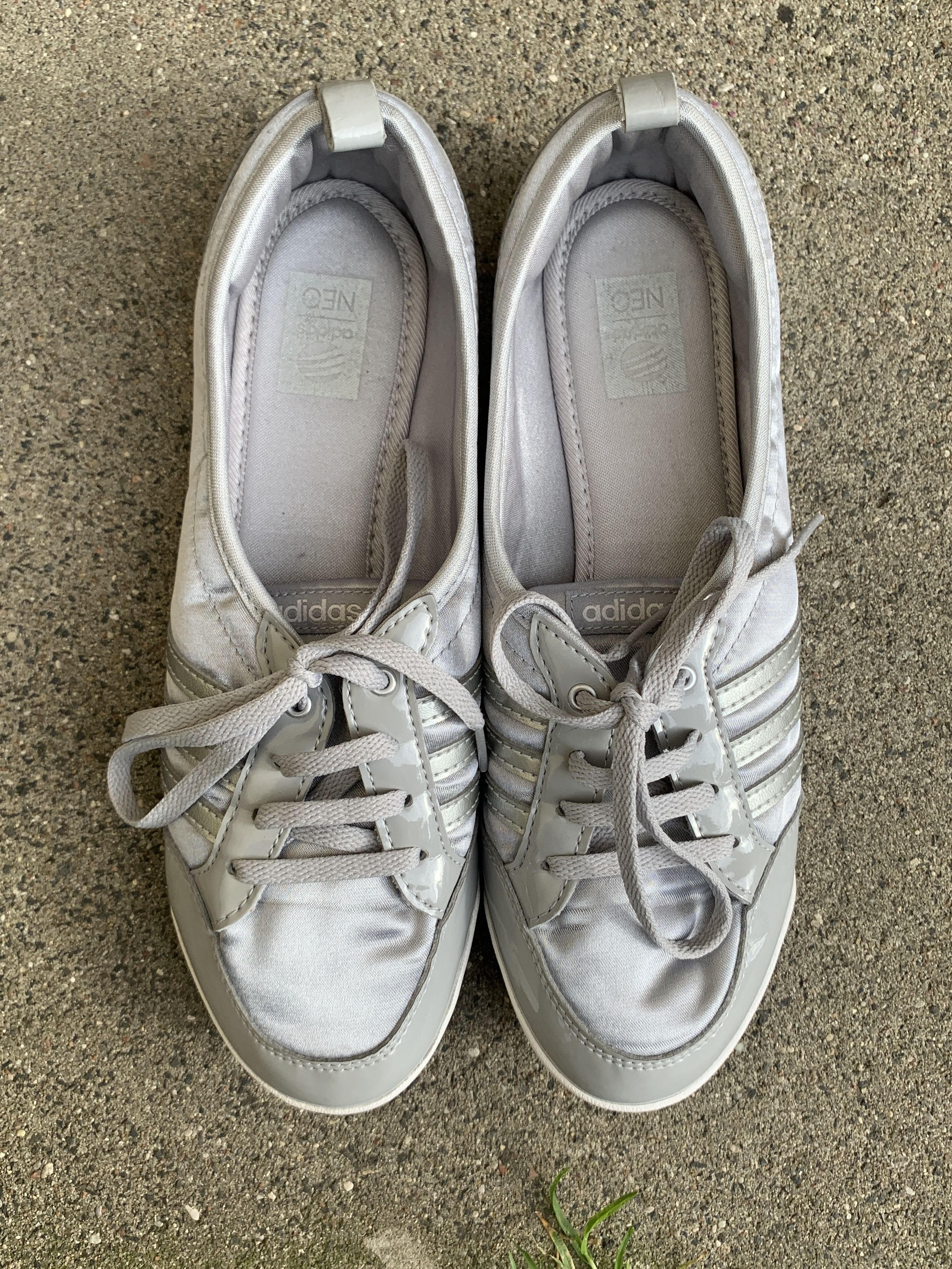 Adidas × Vintage Adidas Neo silver ballerina shoes - 7 1/2 Size US 7.5 / IT 37.5 - 3 Thumbnail