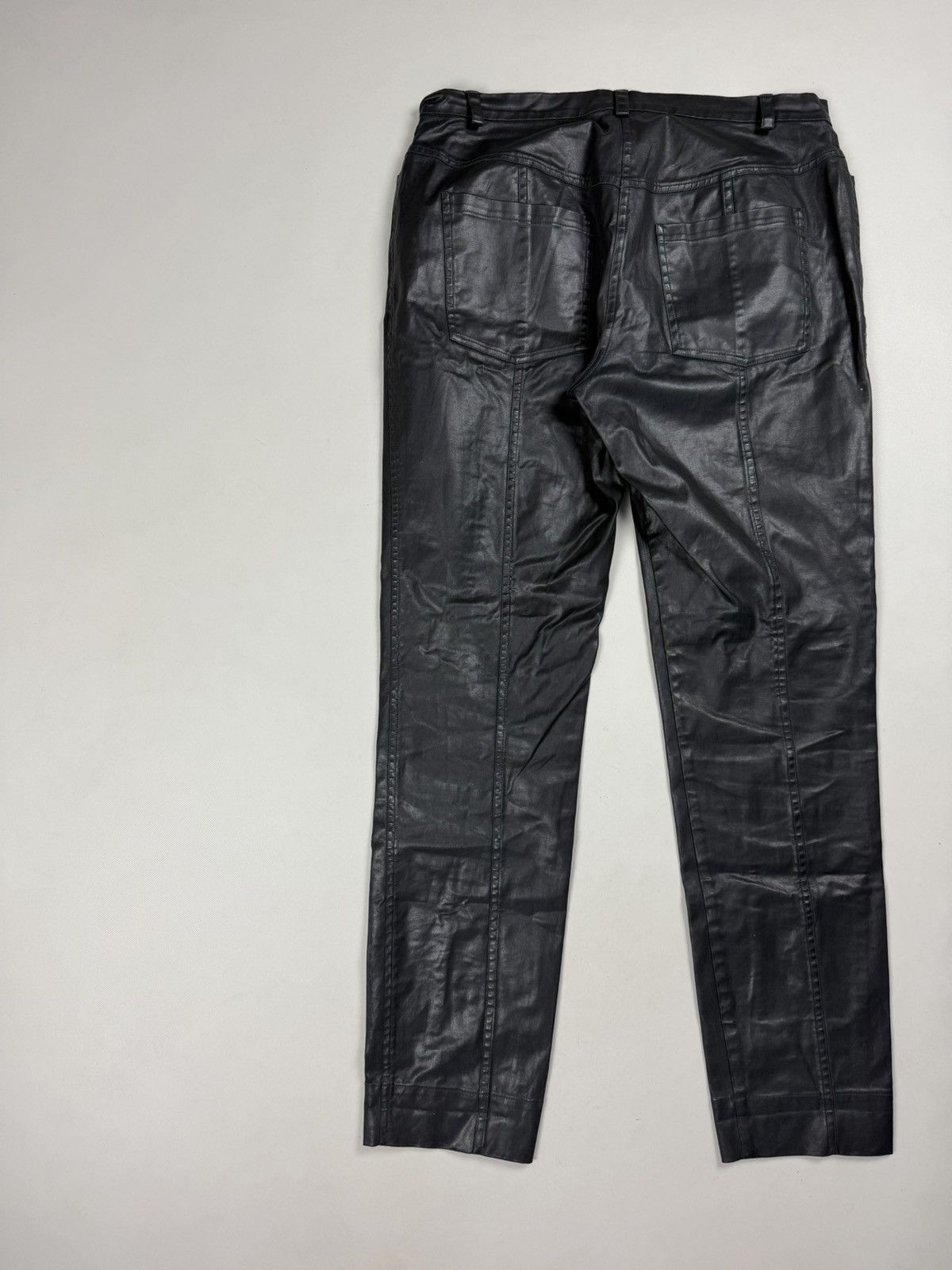 Annette Gortz Annette Gortz Avant-Garde Coated Resin Cotton Pants Trousers Size 30" / US 8 / IT 44 - 17 Thumbnail