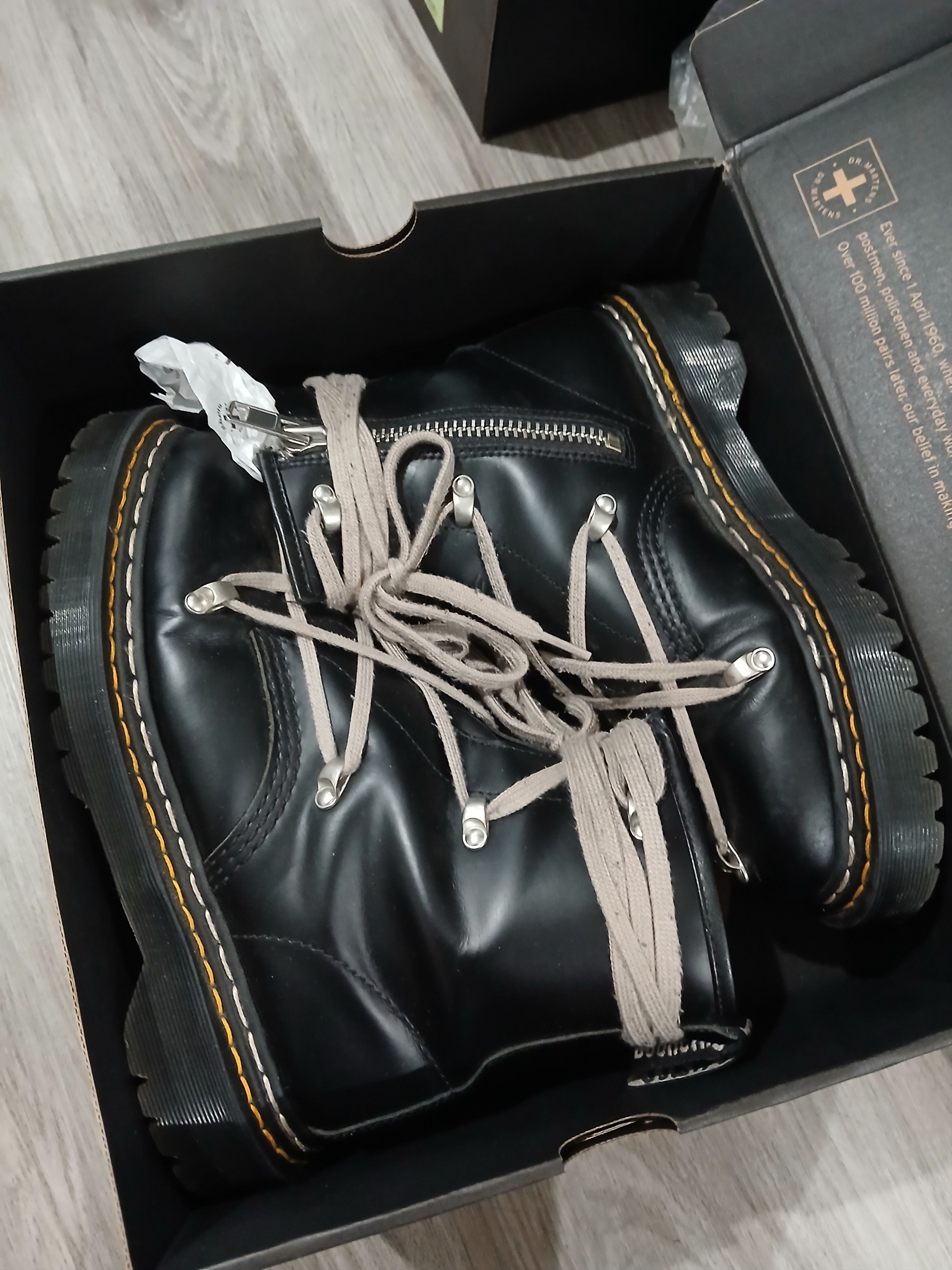 Dr. Martens x Rick Owens 1460 Bex Leather Boot