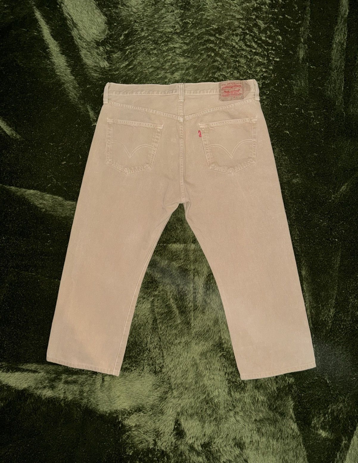 Levi's [W36/L29] Levi’s 501 USA Vintage Washed Denim Pants Beige Size US 36 / EU 52 - 7 Thumbnail