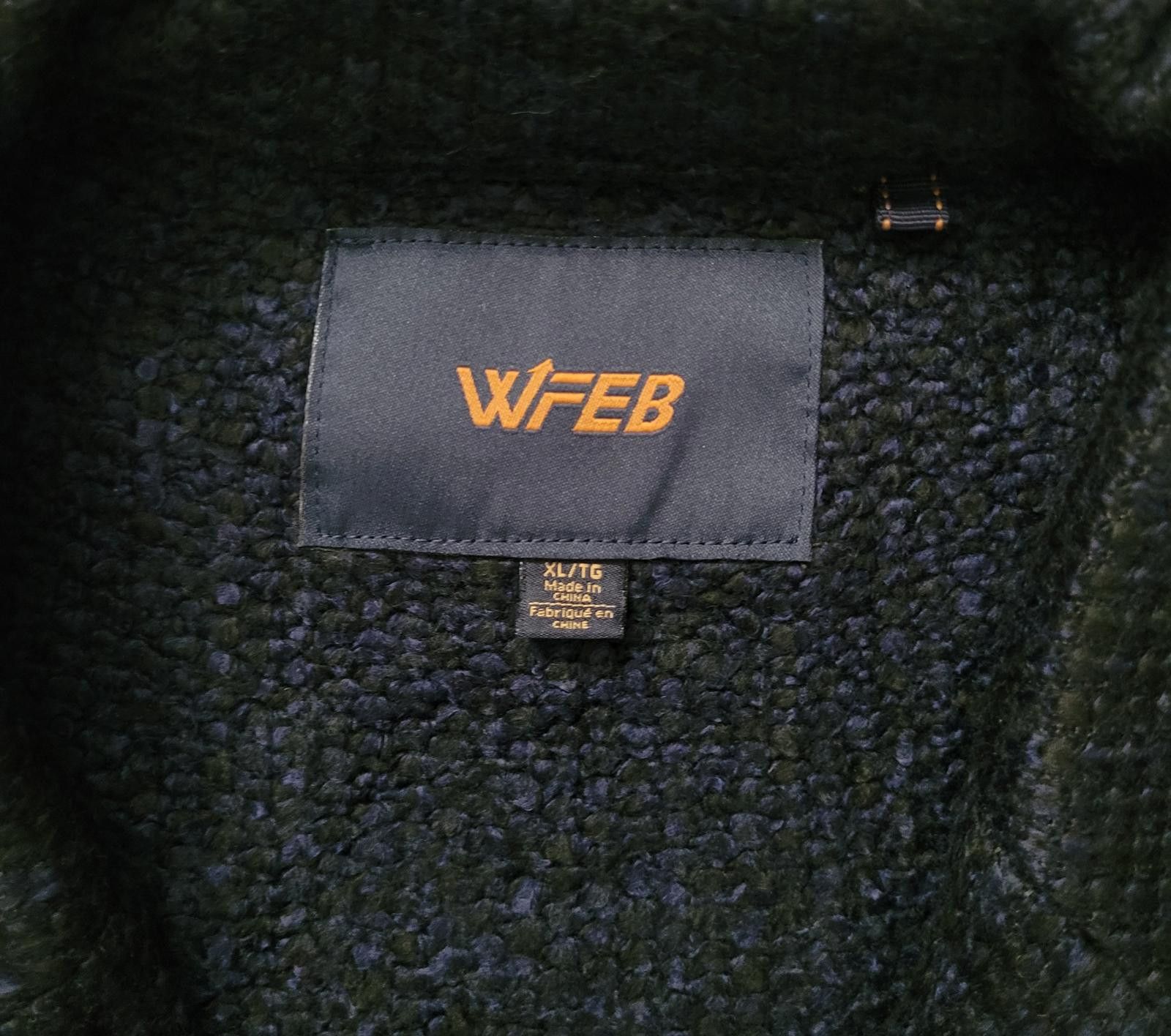 Weber Knit Blazer Jacket Mens XL Navy Sweater Cardigan Elbow Patch Size 46R - 2 Thumbnail