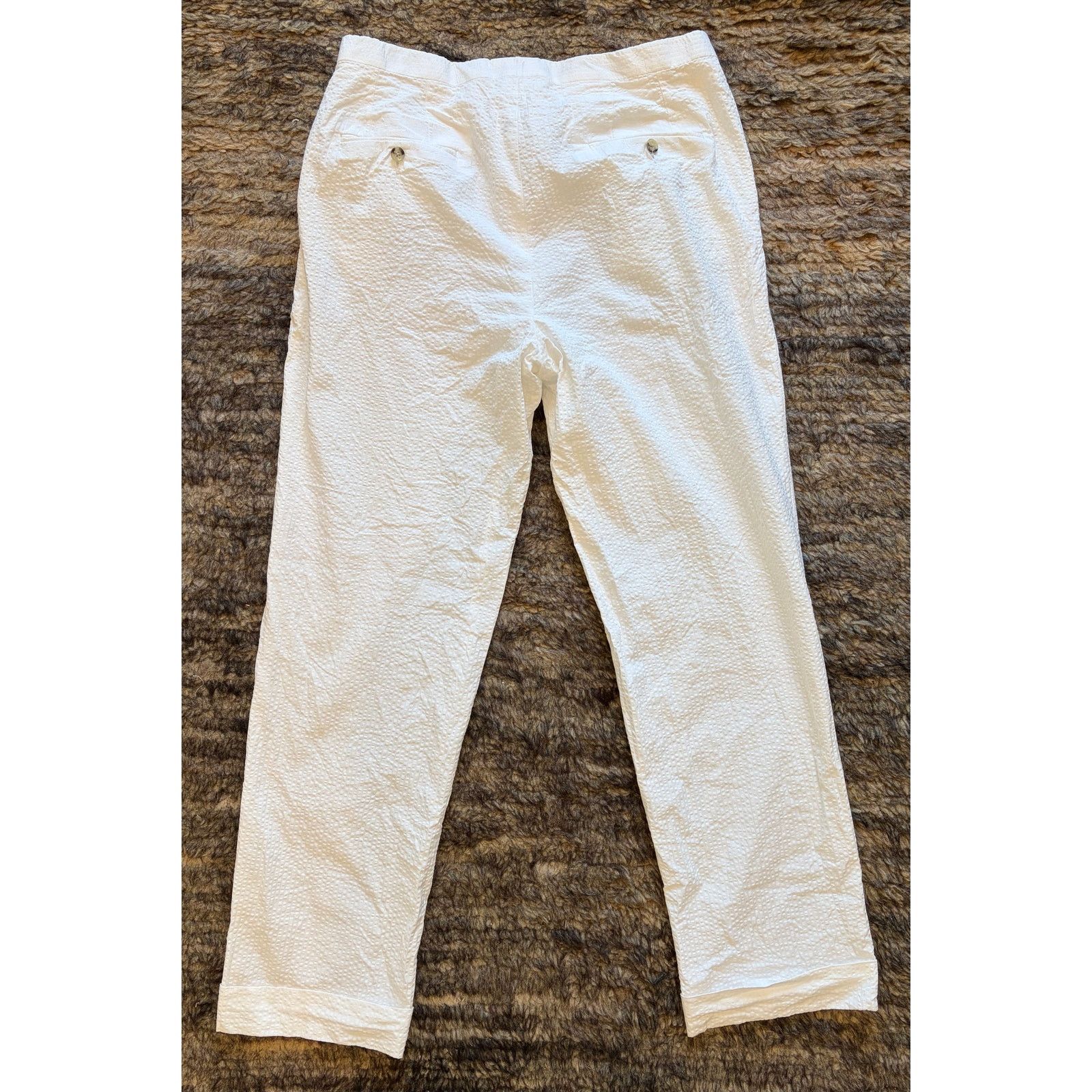 Aime Leon Dore Men’s Aime Leon Dore White Pant Pleated Cuffed size 34 x 32 Size US 34 / EU 50 - 8 Thumbnail