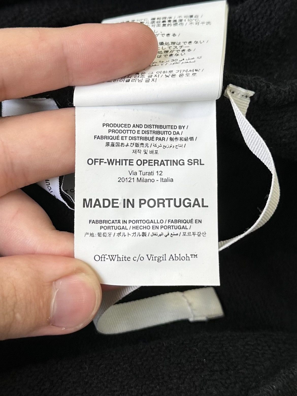Off-White Off-White Degrade Thund Skate Hoodie – Size L Size US L / EU 52-54 / 3 - 11 Thumbnail