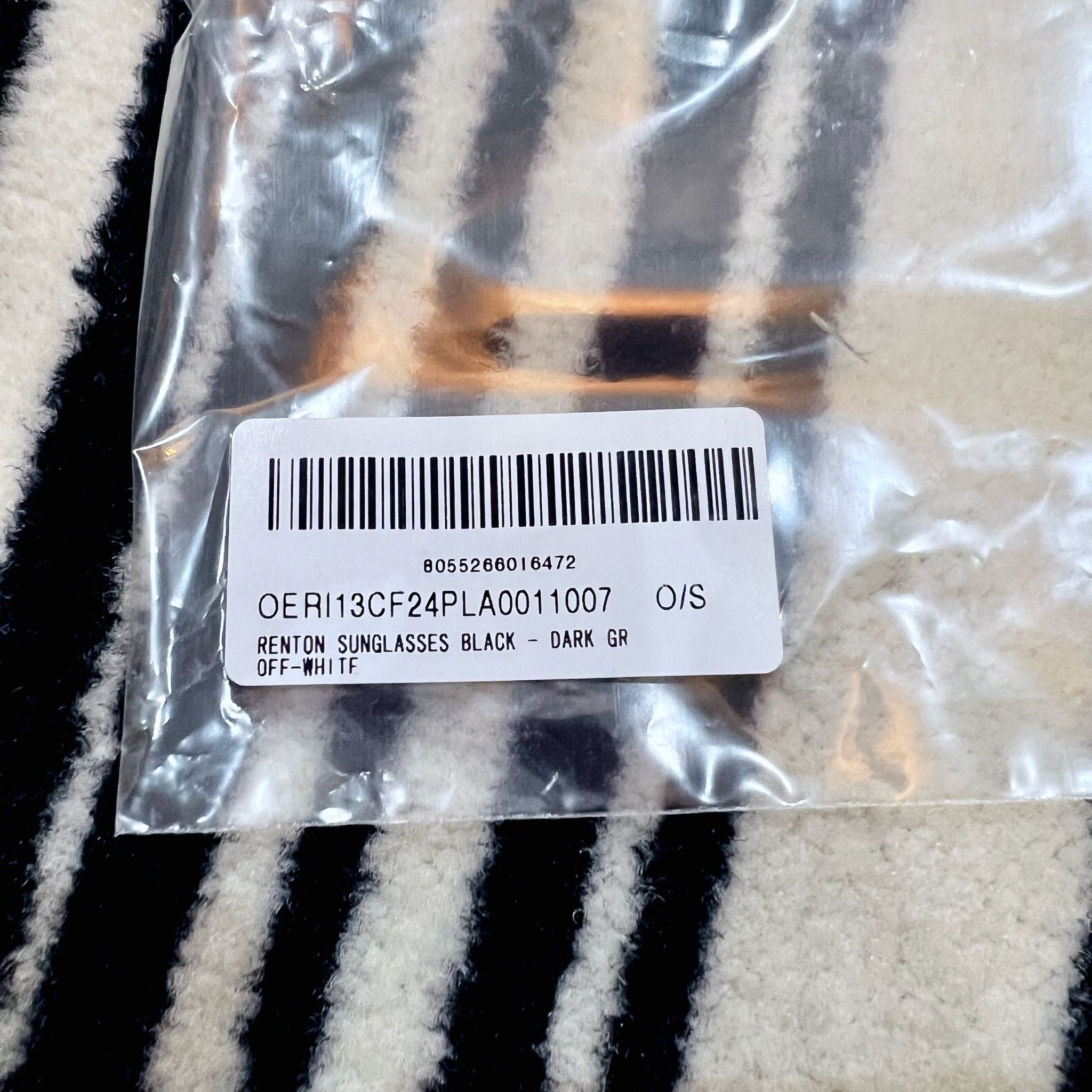 Off-White Off-White 52mm Renton Rectangle Off Logo on Arms Sunglasses Size ONE SIZE - 13 Thumbnail