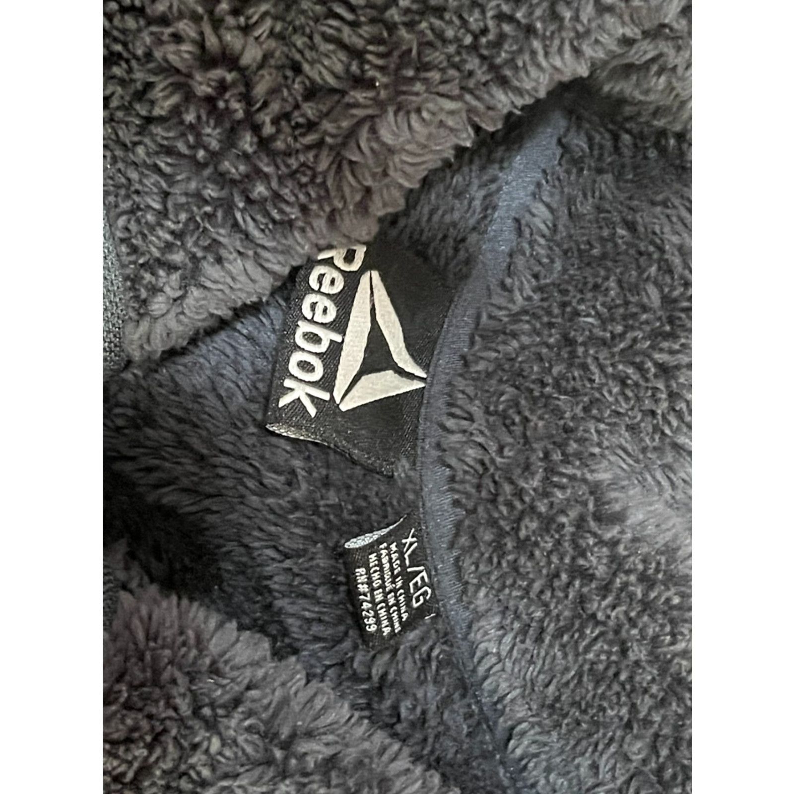 Reebok Reebok Sweater Women XL Black 1/4 Zip Fleece Pullover Sherpa Long Sleeve Casual Regular Size XL / US 12-14 / IT 48-50 - 6 Thumbnail