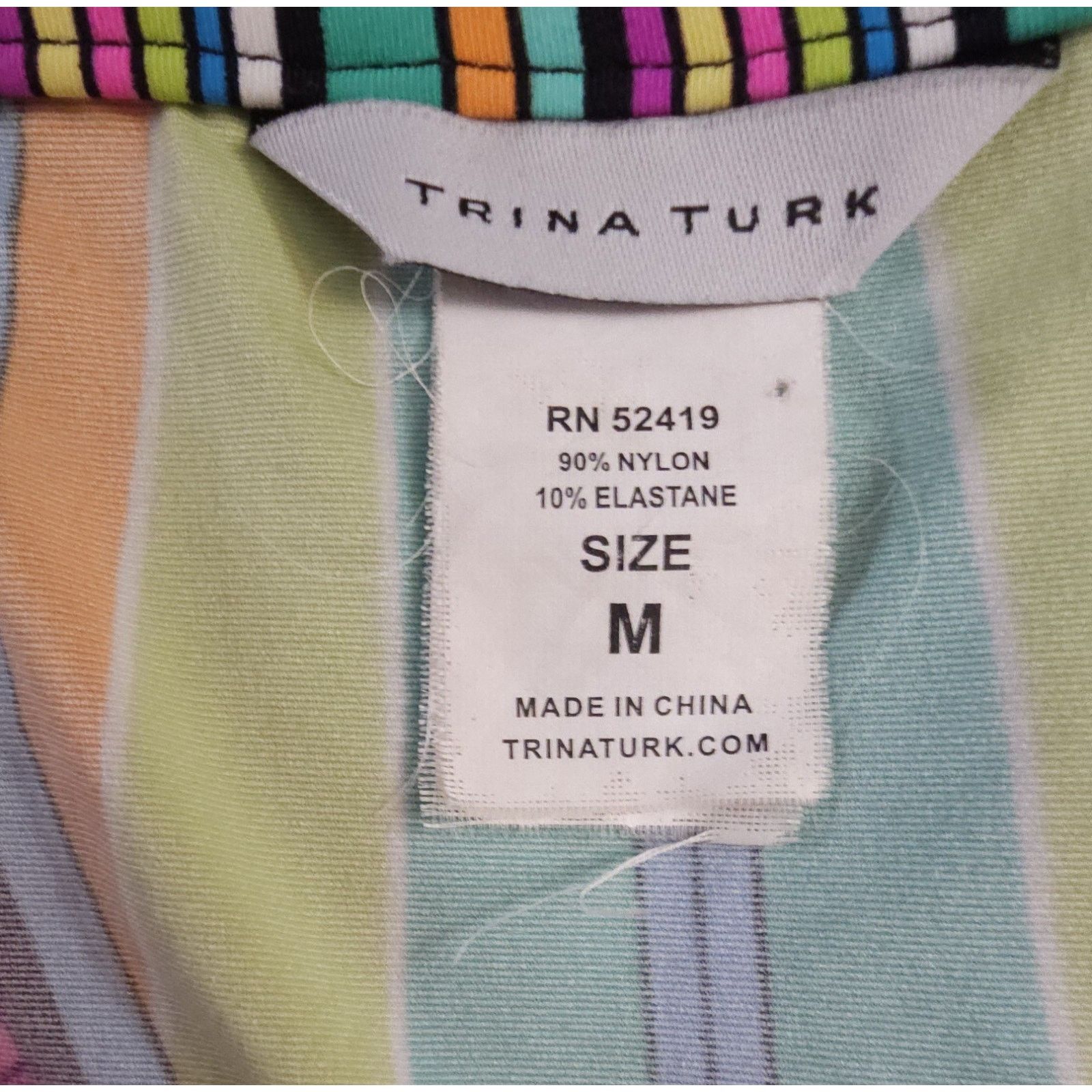 Trina Turk Trina Turk Yucateca Tunic Swim Cover Tunic Short Caftan M Size M / US 6-8 / IT 42-44 - 5 Thumbnail