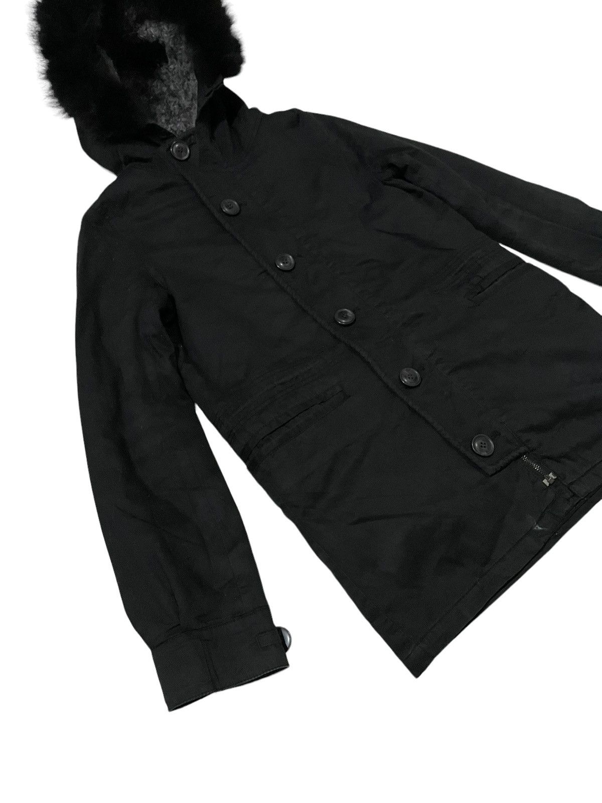 If Six Was Nine × MOUSSY × Seditionaries AZUL Moussy Fleece Lined Fur Hooded Bondage Punk Jacket Size US S / EU 44-46 / 1 - 5 Thumbnail