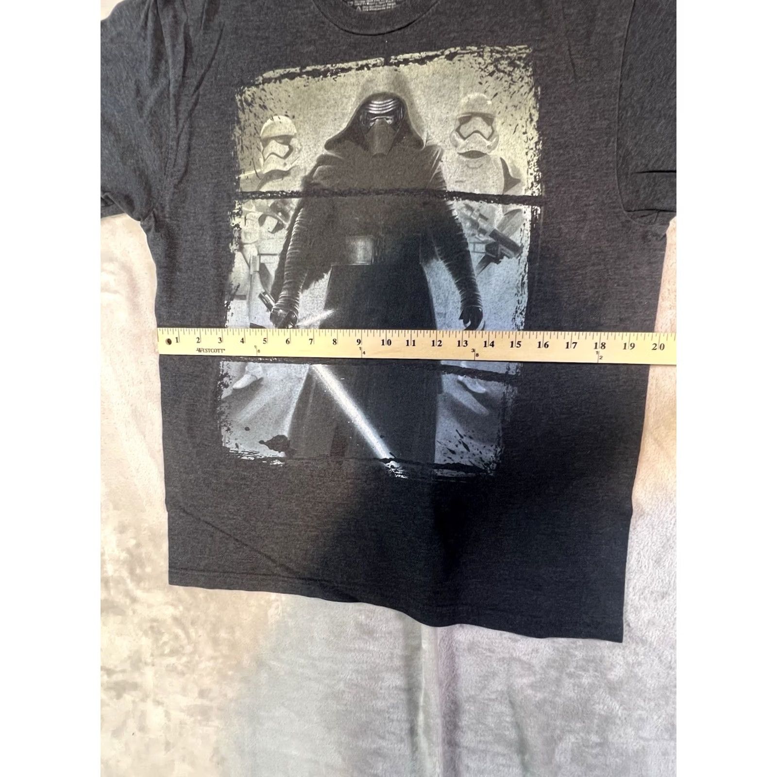 Star Wars Star Wars Kylo Ren/Troopers Graphic T-Shirt Men’s Medium Black Graphic Tee Gray Size US M / EU 48-50 / 2 - 4 Thumbnail