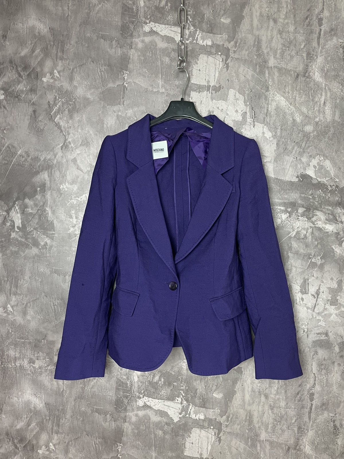 Moschino × Vintage Women's MOSCHINO CHEAP AND CHIC Blazer Jacket Size M / US 6-8 / IT 42-44 - 1 Thumbnail