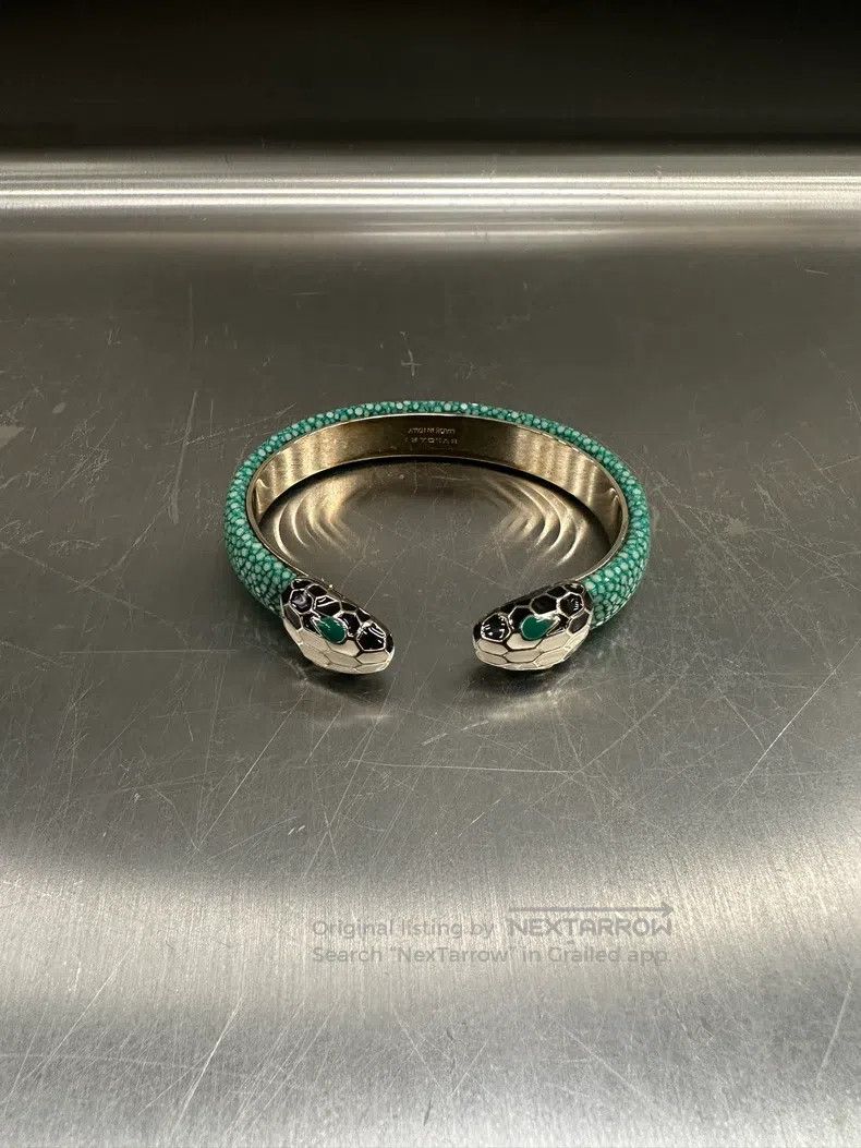 Bvlgari Bvlgari Green Snake Bracelet Size ONE SIZE - 1 Thumbnail