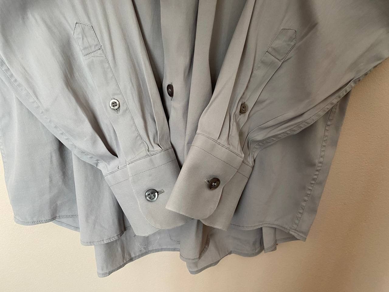 Prada 🩶Authentic Prada Formal Long Sleeve Shirt Stretch Fabric Size US M / EU 48-50 / 2 - 3 Thumbnail