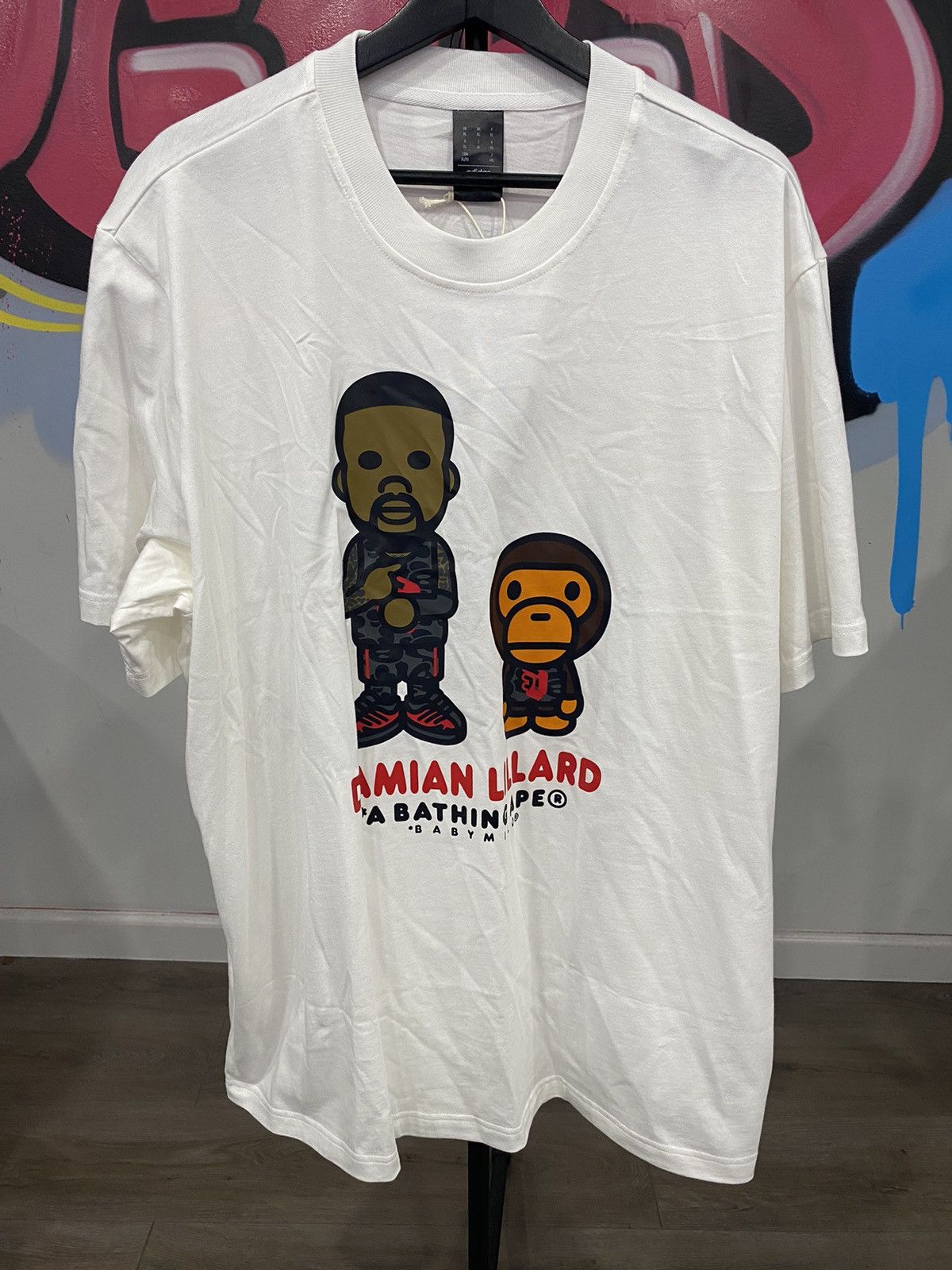 Adidas × Bape Bape x Damian Lillard Tee | Grailed