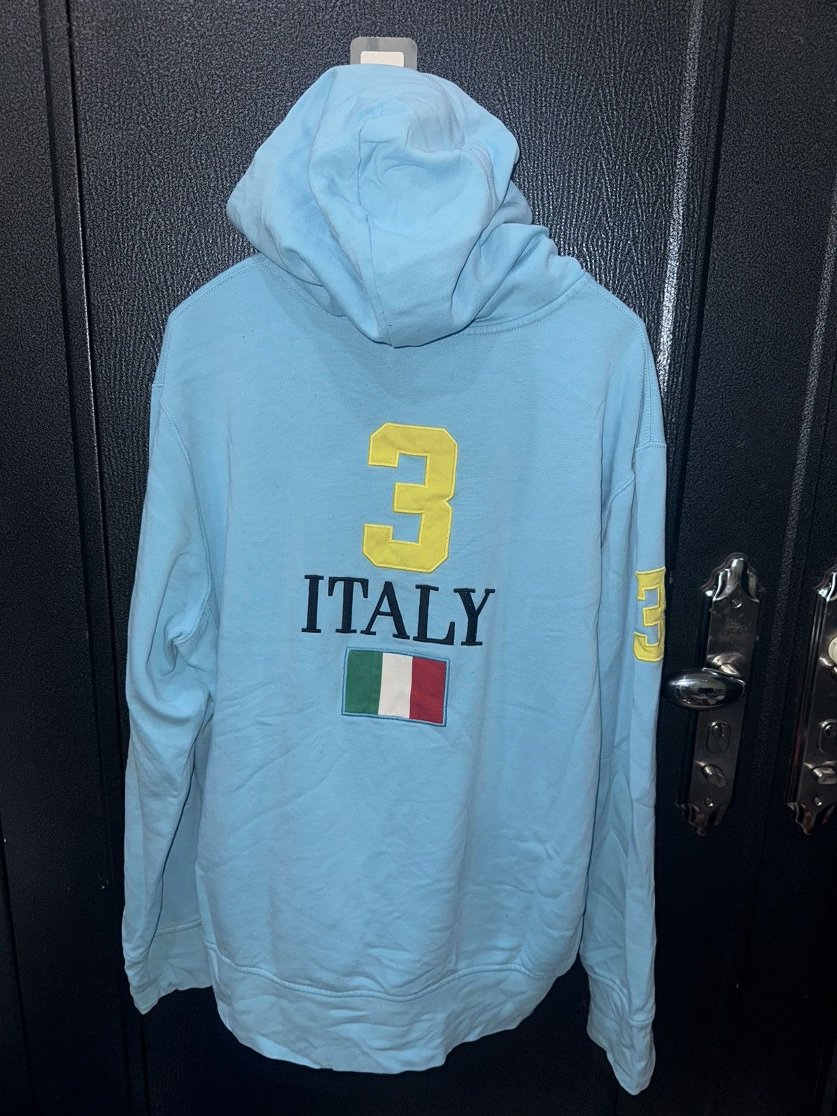 Polo Ralph Lauren Vintage Polo Ralph Lauren Italy Big Pony Hoodie Size US XL / EU 56 / 4 - 2 Thumbnail