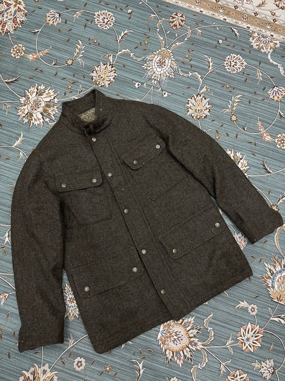 Lord & Taylor 🔥🔥🔥STEALS HERRINGBONE TWILL WOOL JACKET Size US S / EU 44-46 / 1 - 3 Thumbnail
