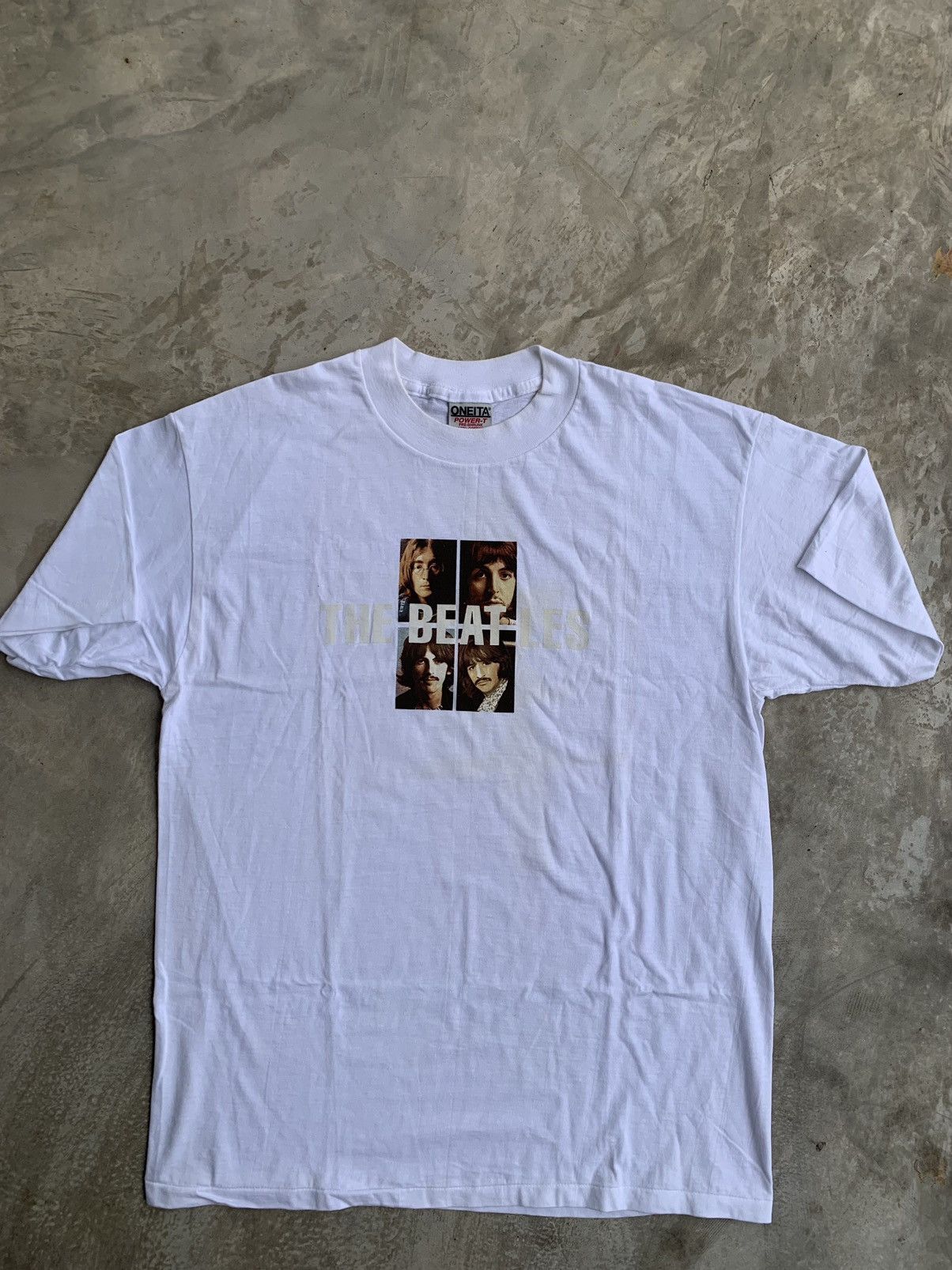 VINTAGE 90s THE BEATLES WHITE ALBUM T- SHIRT