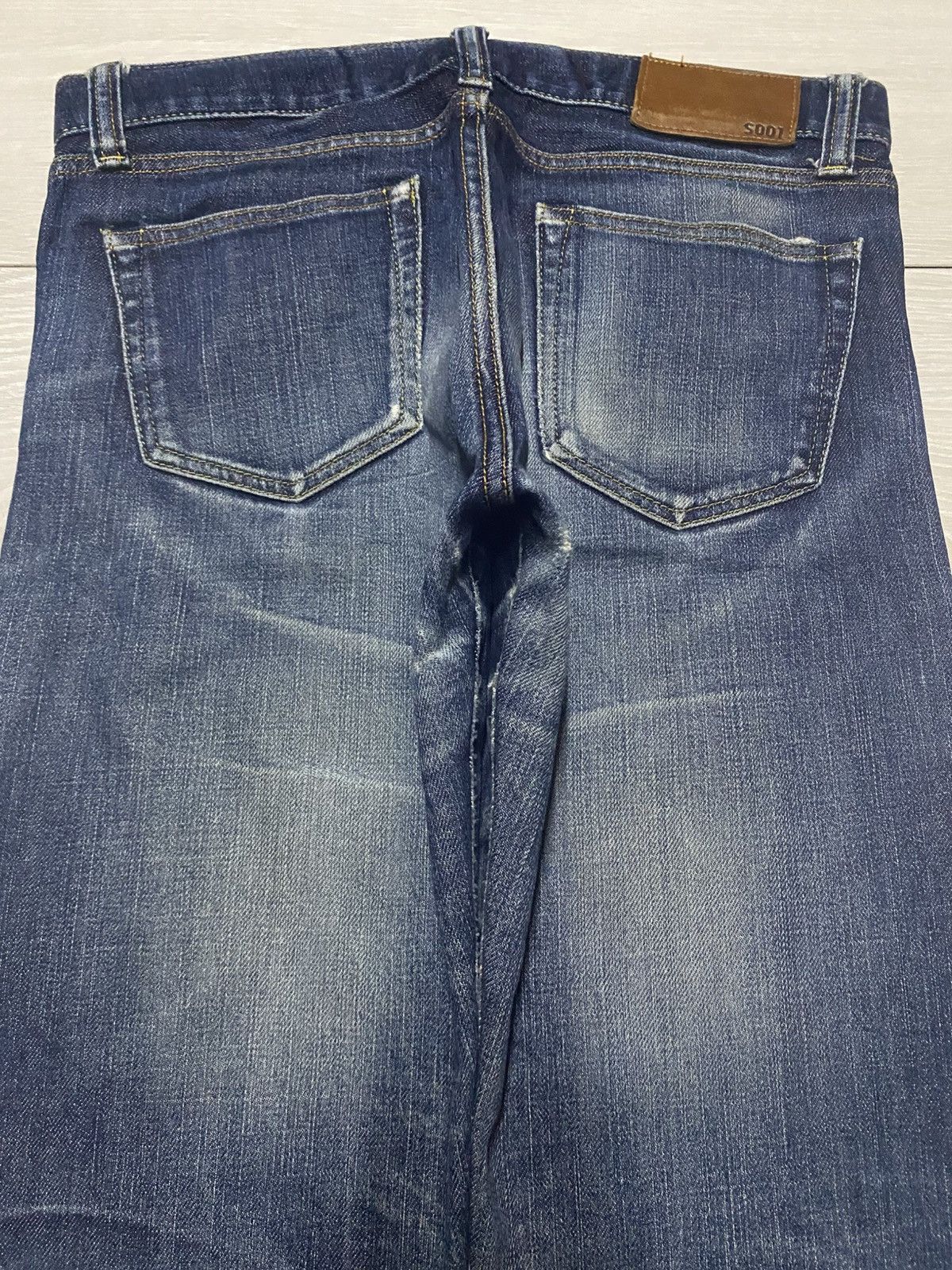 Undercover × Uniqlo Vintage Uniqlo S001 Selvedge Faded Wash Distressed Slim Jean Size US 32 / EU 48 - 4 Thumbnail