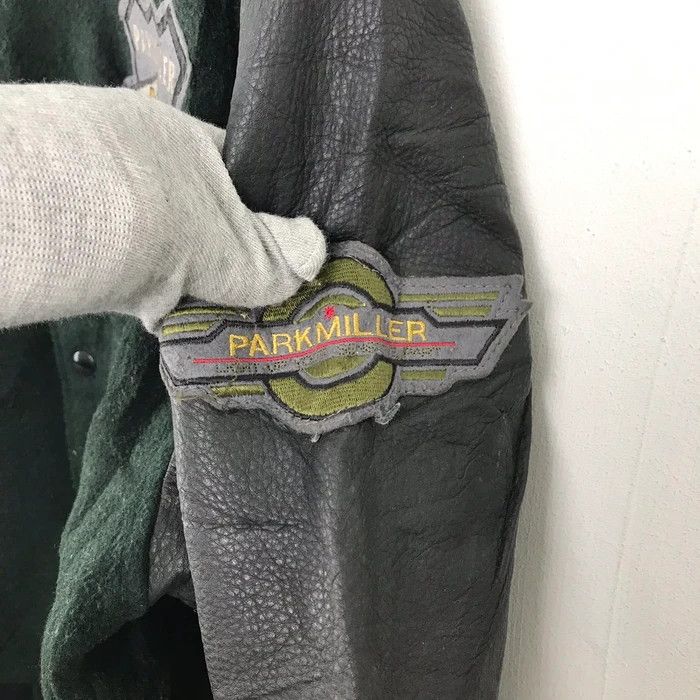 Japanese Brand × Vintage SY0272 VTG PARKMILLER CLUB LEATHER SLEEVE VARSITY JACKETS Size US M / EU 48-50 / 2 - 6 Thumbnail