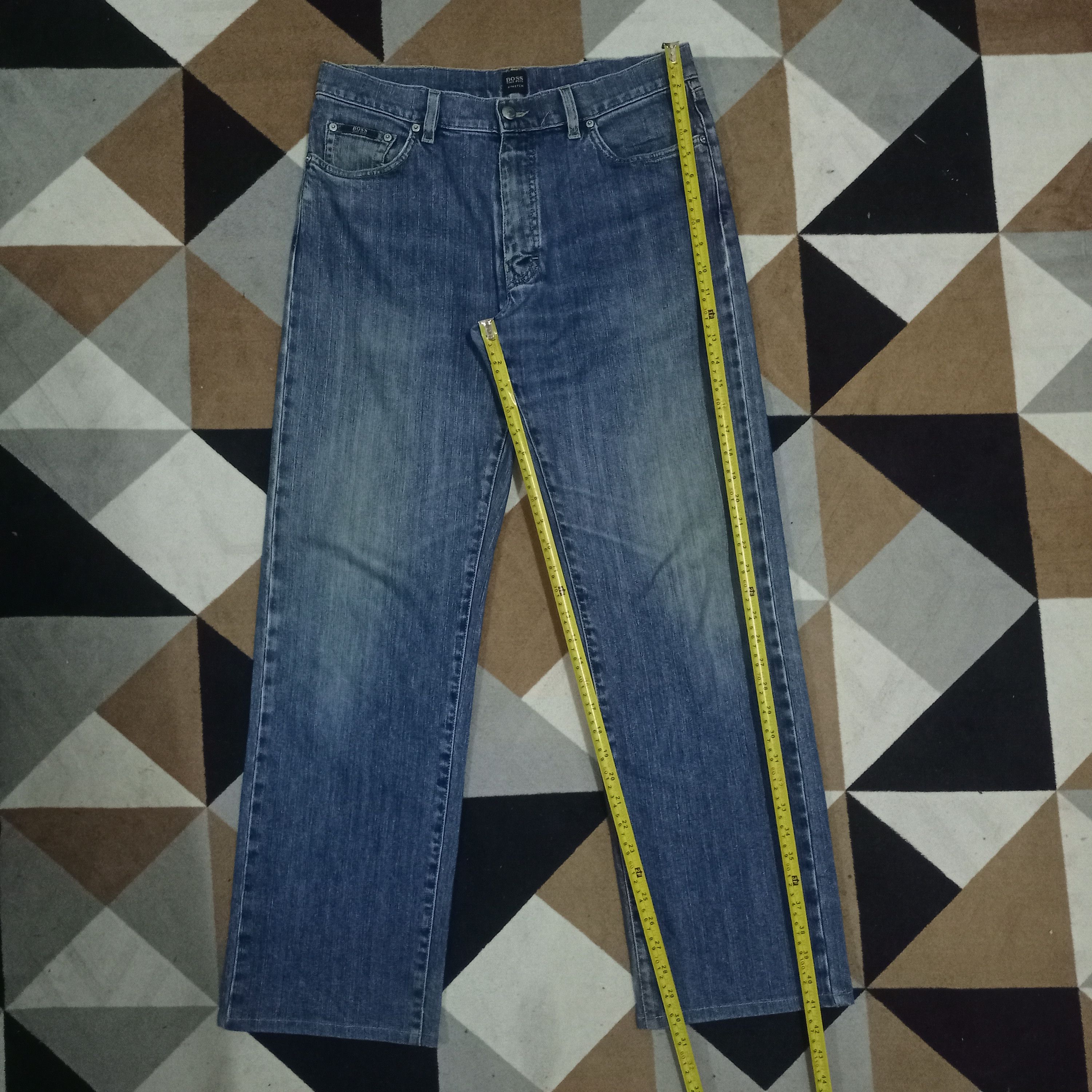 Hugo × Hugo Boss Vintage Hugo Boss Texas Classic Baggy Blue Jeans Size US 32 / EU 48 - 9 Thumbnail