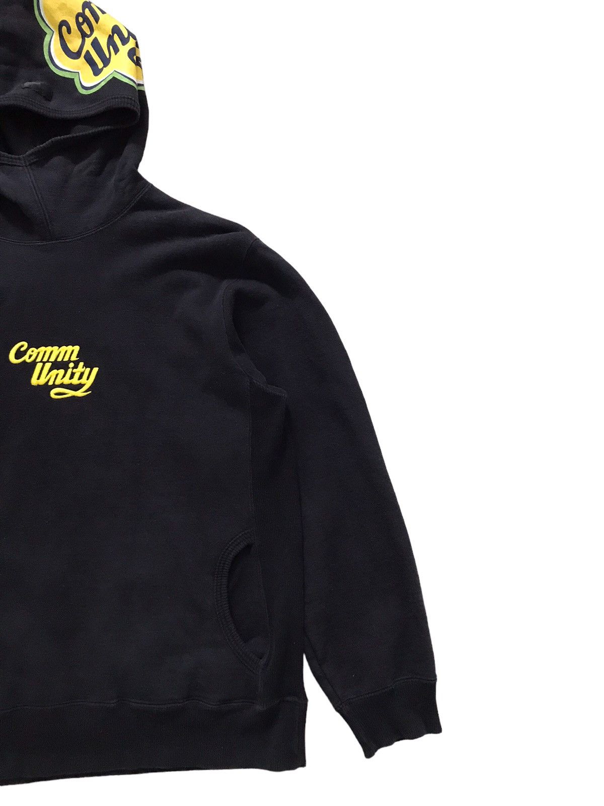 Japanese Brand COMMUNITY Japanese Streetwear Embroidered Logo Hoodies Size US L / EU 52-54 / 3 - 3 Thumbnail