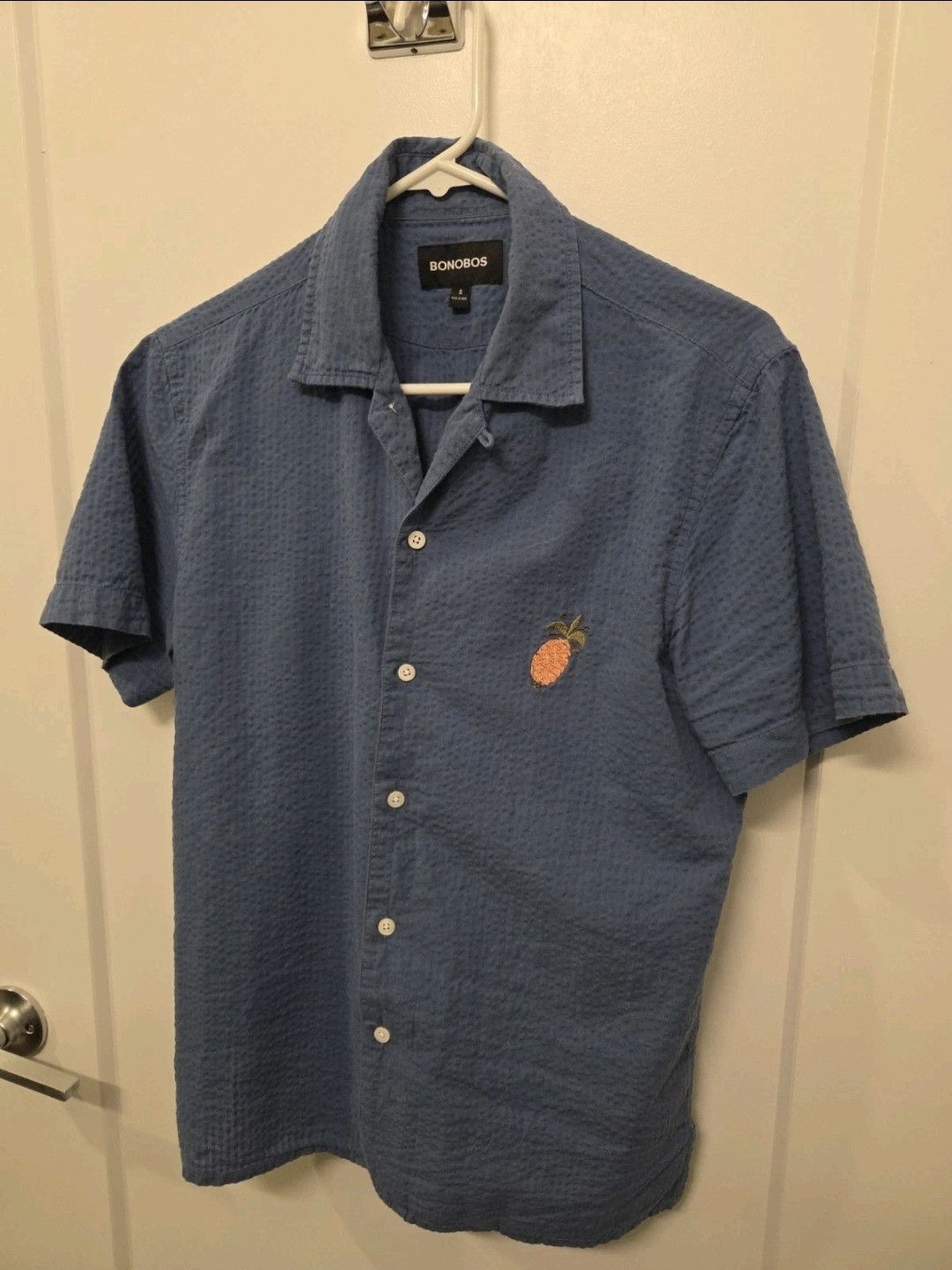 Bonobos Camp collar shirt seersucker Size US S / EU 44-46 / 1 - 1 Thumbnail