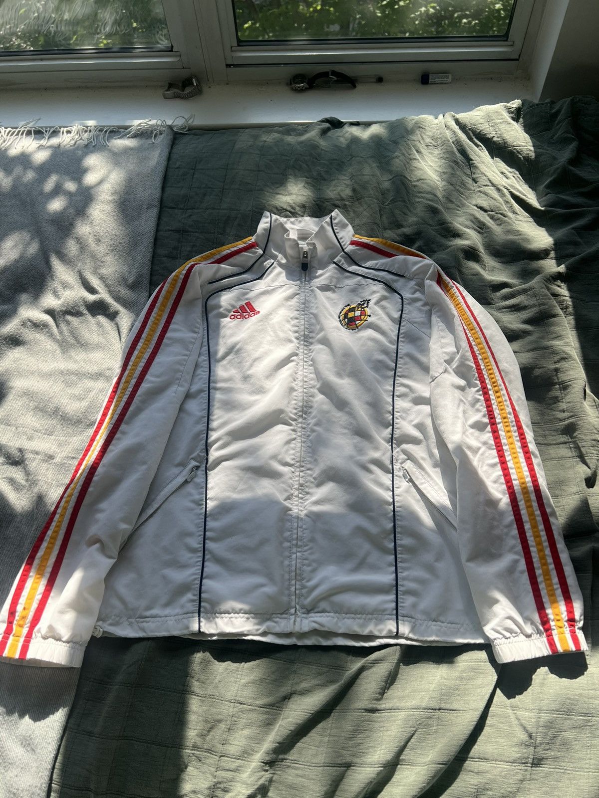 Adidas Vintage Adidas y2k Spain Espana track/warm up jacket. Size US M / EU 48-50 / 2 - 2 Thumbnail
