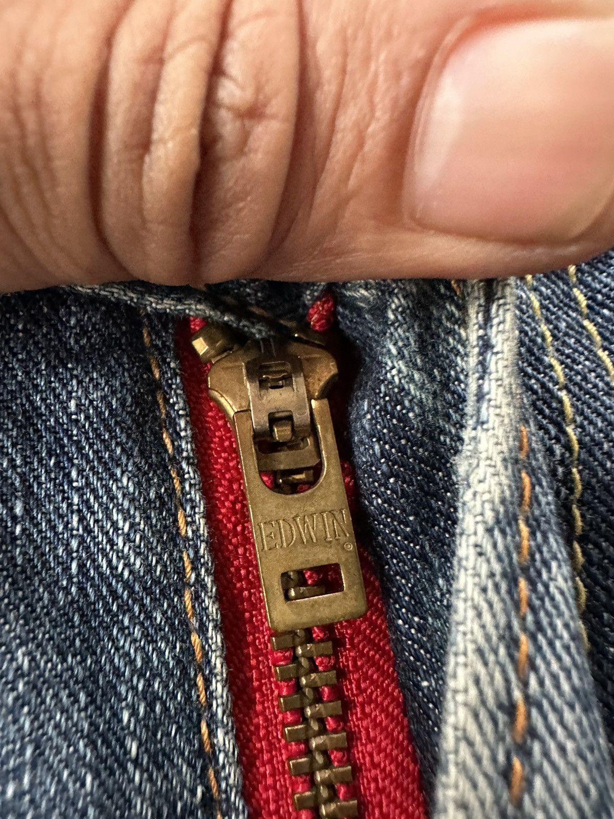 Edwin Edwin Blue Trip Japan Faded Washed Vintage Denim D511 Size US 29 - 14 Thumbnail