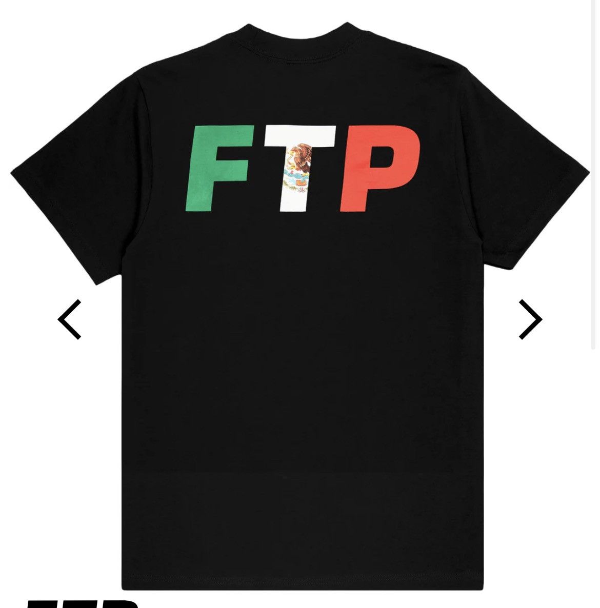 Ftp Mexican flag logo tee large