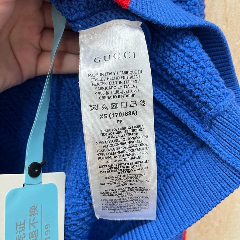 Gucci Gucci Co-branded color-blocked striped gold buckle knitted Size XS / US 0-2 / IT 36-38 - 4 Thumbnail