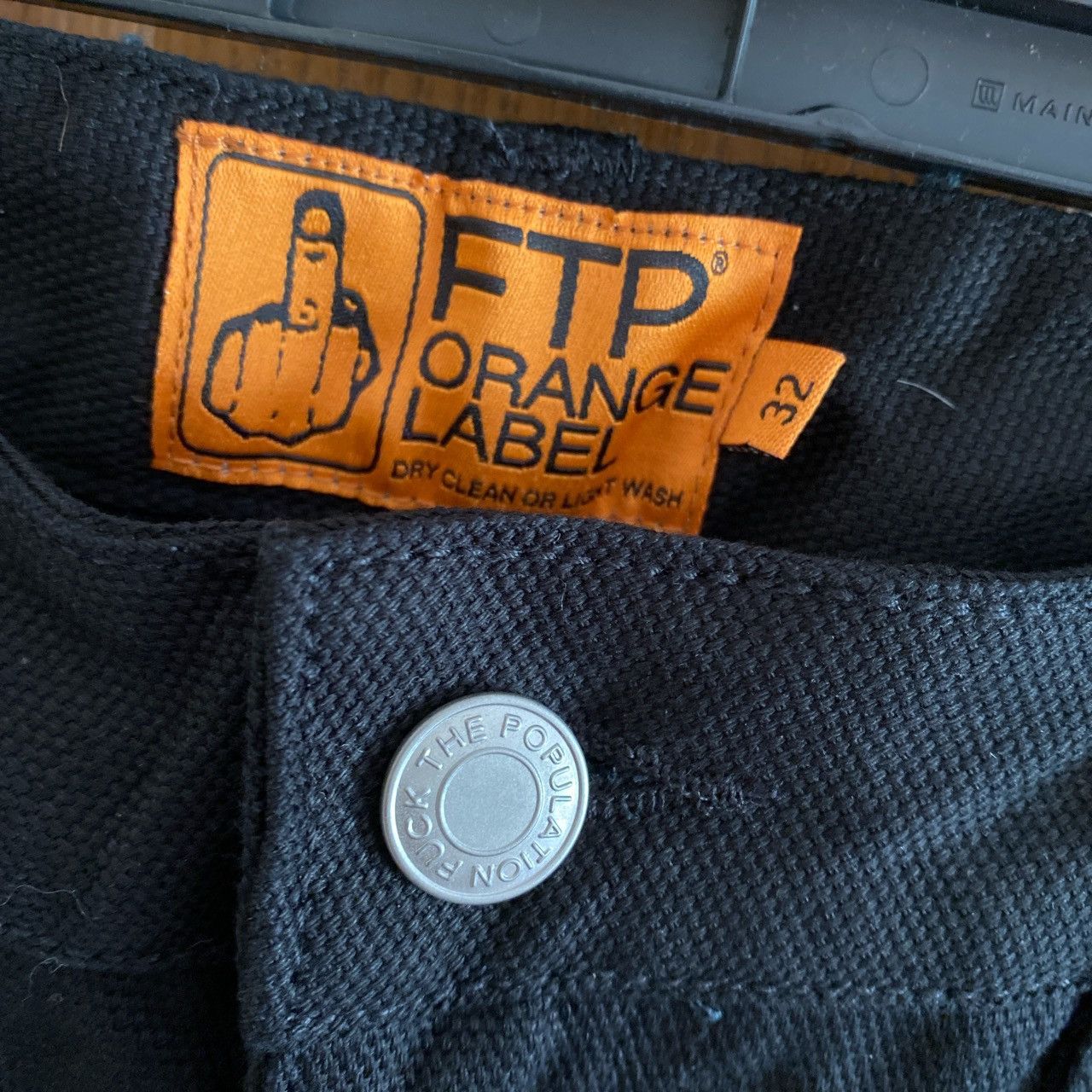 Fuck The Population FTP Black Carpenter Pants Size US 32 / EU 48 - 3 Thumbnail