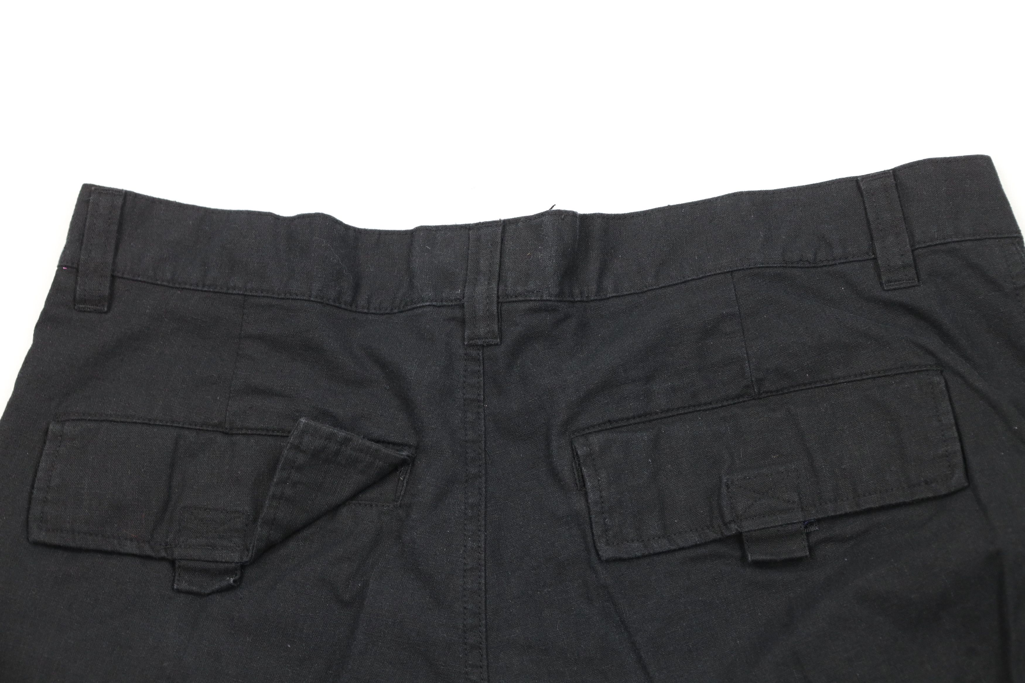 Vintage Vintage 90s Y2K Streetwear Blend Baggy Cargo Shorts Black Size US 36 / EU 52 - 8 Thumbnail