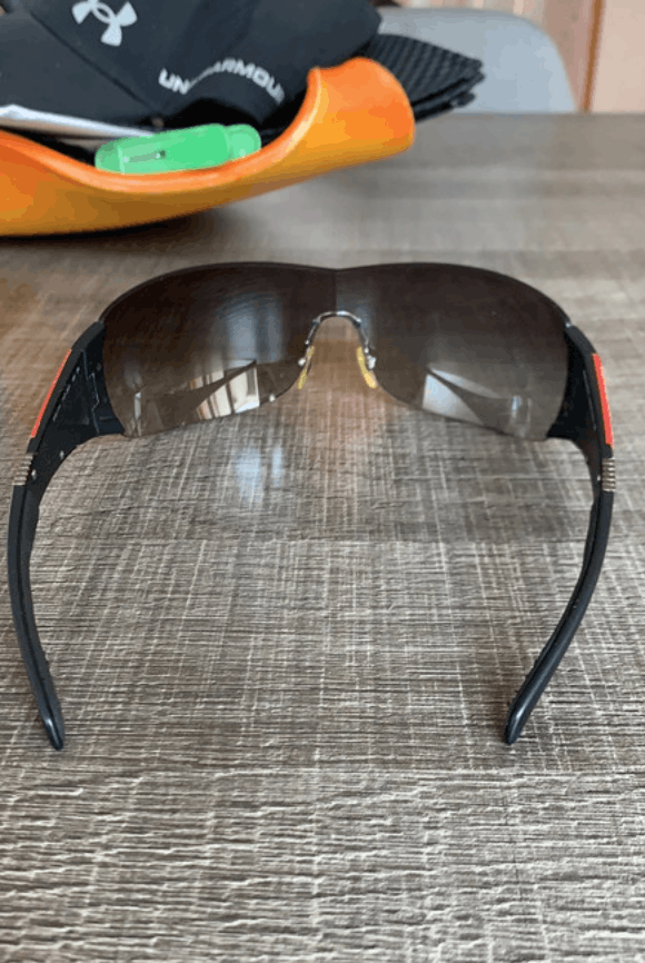 Prada × Vintage PRADA Sunglasses Rimless Sport Metal Frame Shield Wrap Size ONE SIZE - 4 Thumbnail