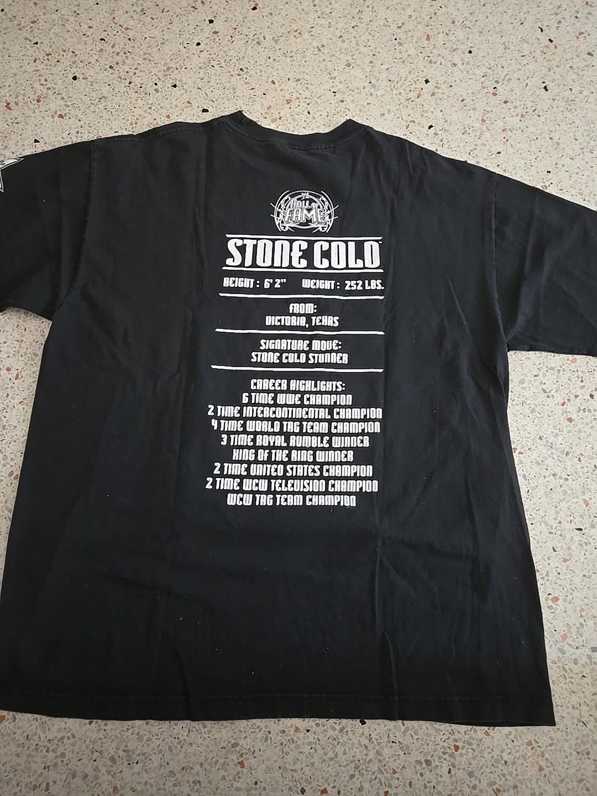 WWE WWE Steve Austin Hall of Fame Induction 2009 T-Shirt Size US L / EU 52-54 / 3 - 6 Thumbnail