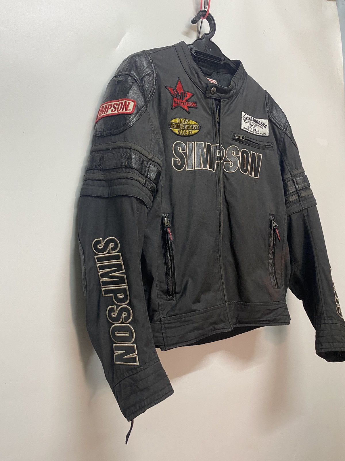 The Simpsons SIMPSON Motorcycle Riders Racer Jacket Patches Size US L / EU 52-54 / 3 - 4 Thumbnail