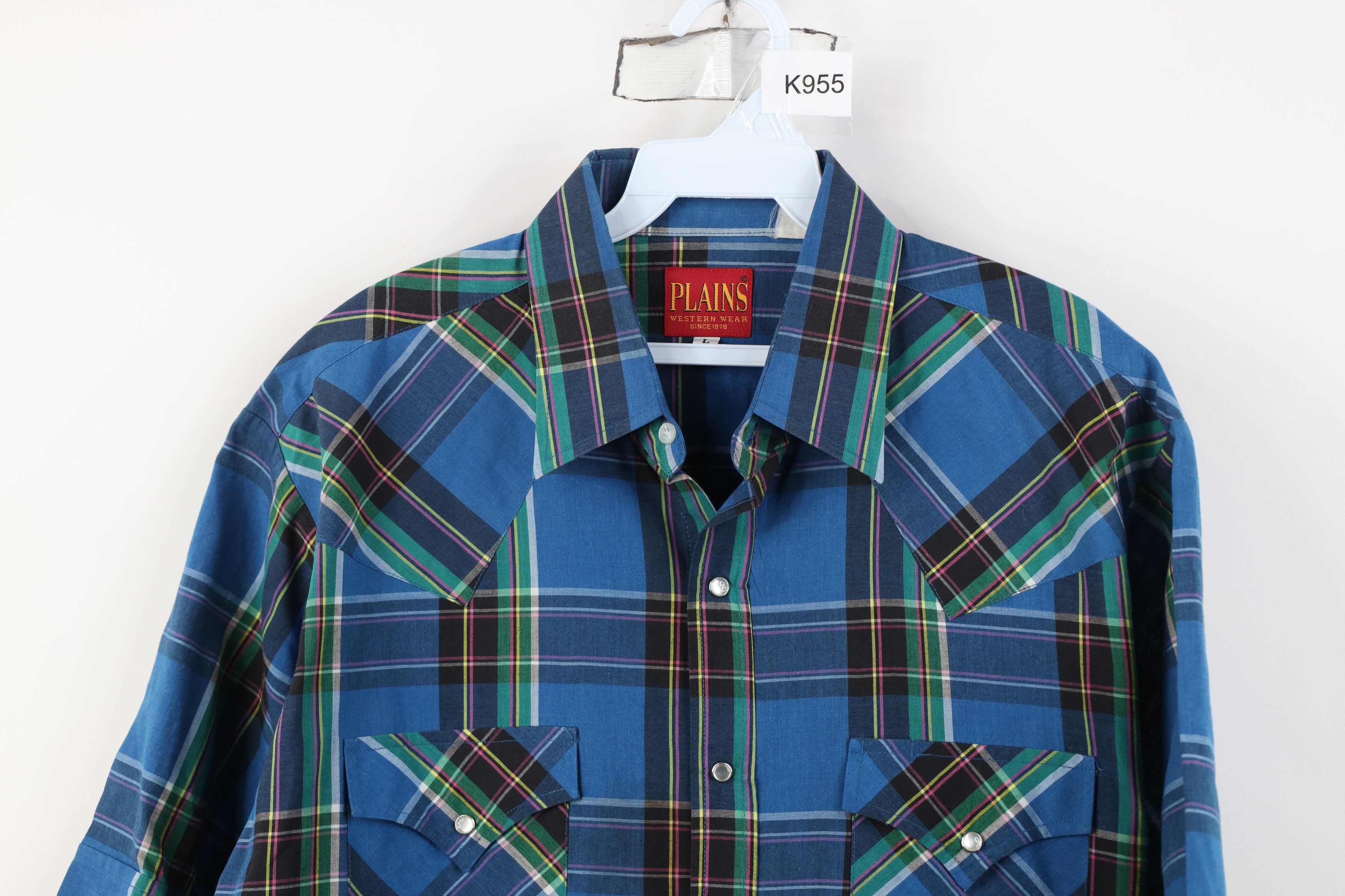 Vintage Vintage 90s Streetwear Cowboy Short Sleeve Button Shirt Size US L / EU 52-54 / 3 - 2 Thumbnail