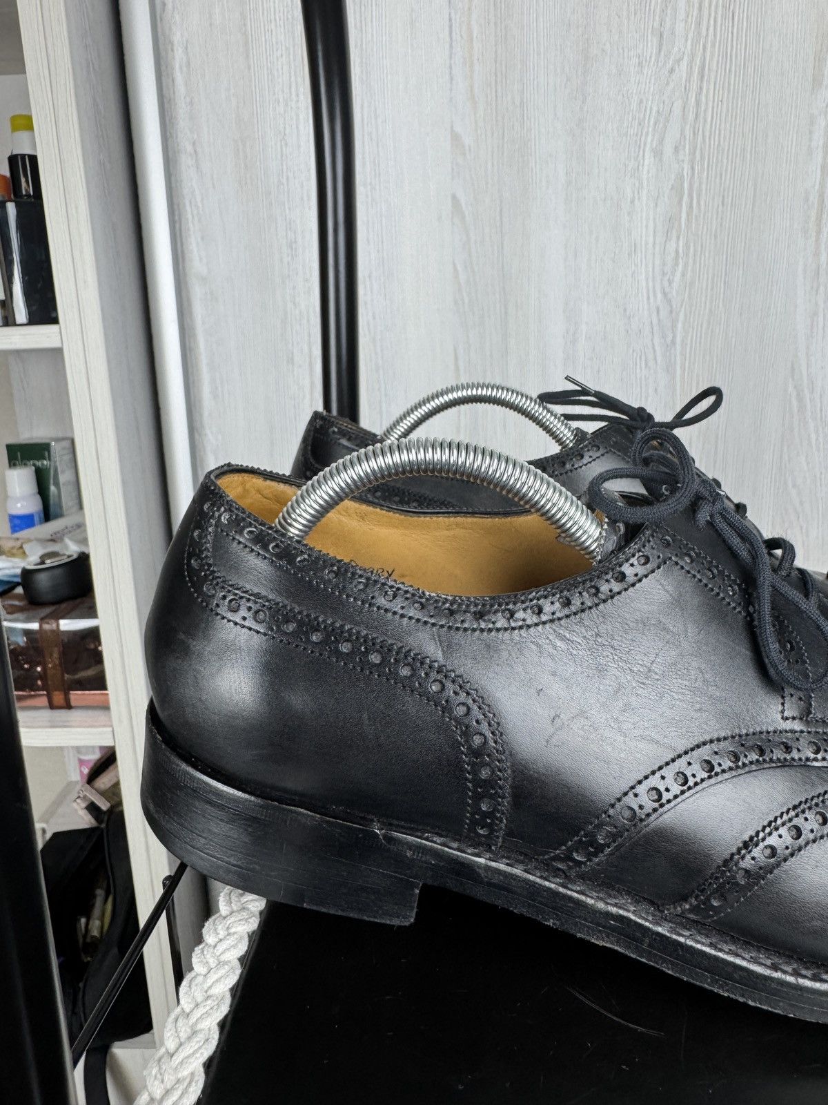 John Lobb John Lobb Darby Black Oxford Derby Classic Shoes 10E Size US 10 / EU 43 - 3 Thumbnail