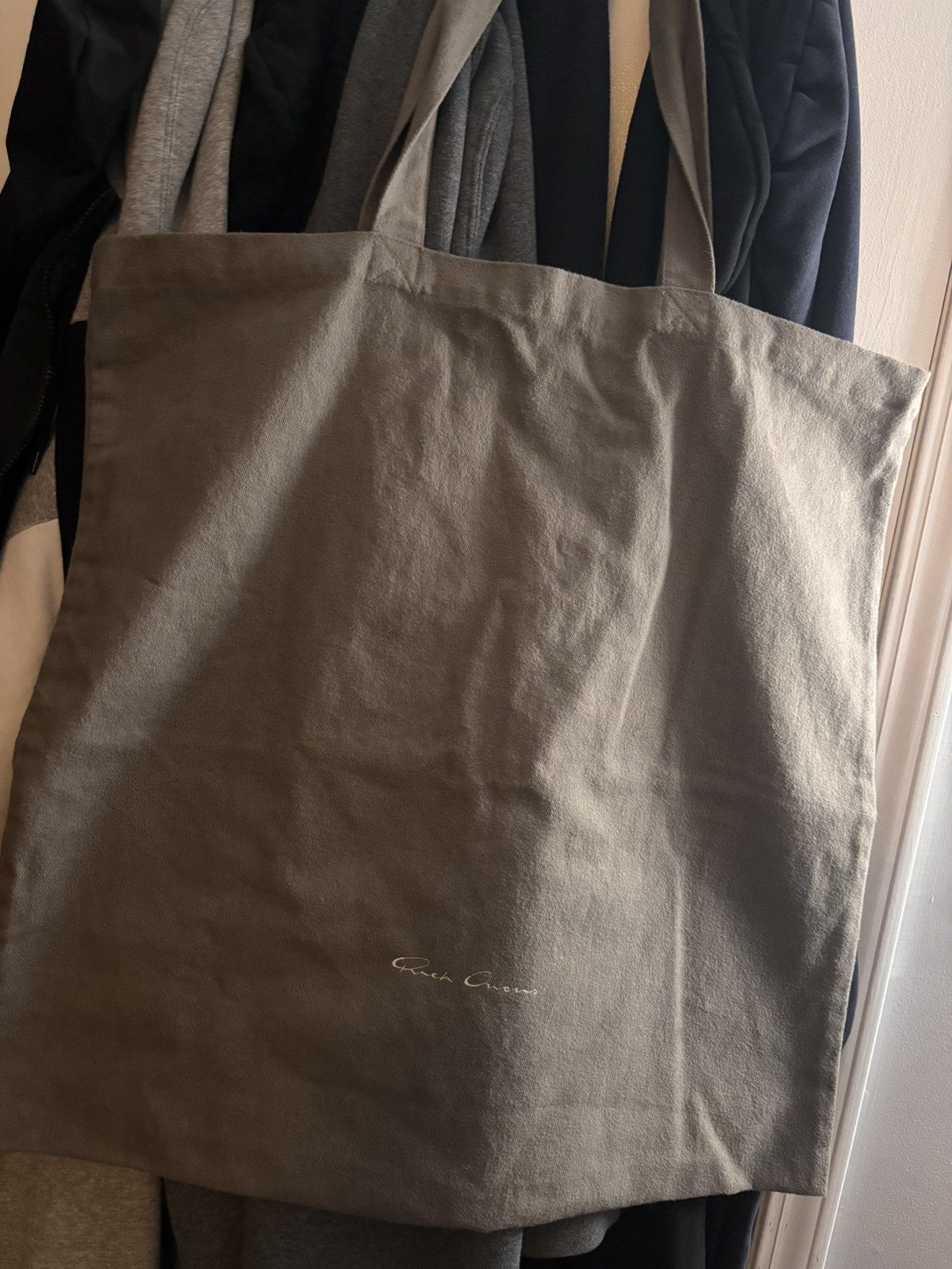 Rick Owens Rick Owens Large Tote Bag in Grey Size ONE SIZE - 2 Thumbnail