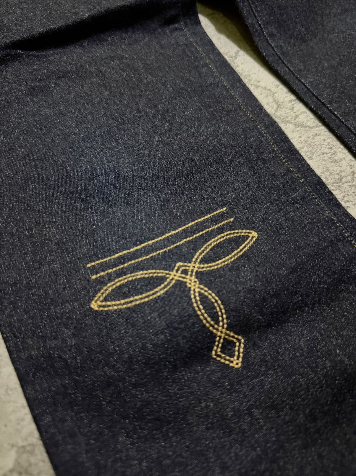Kapital KAPITAL EMBROIDERY SKINNY SWEAT PANTS Size US 28 / EU 44 - 4 Thumbnail
