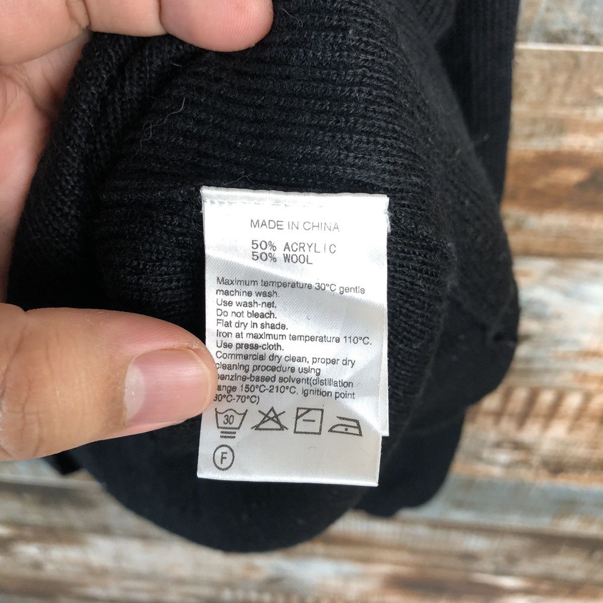 Homespun Knitwear × Japanese Brand Salon Black vintage japan Knitwear #A1835 Size M / US 6-8 / IT 42-44 - 11 Thumbnail