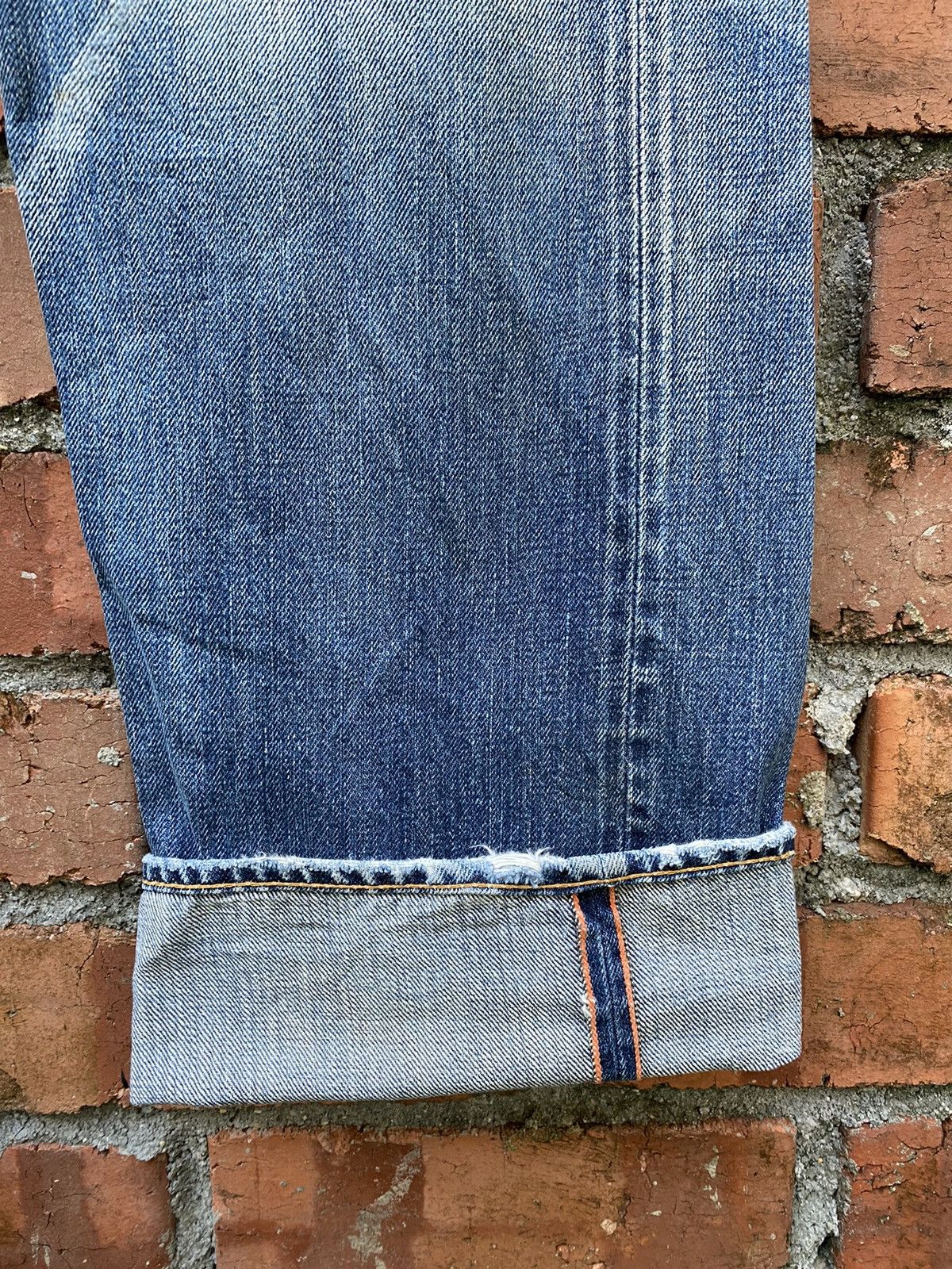 Japanese Brand × Vintage size 32x31.5 vintage omnigod japanese brand redline denime Size US 31 - 4 Thumbnail