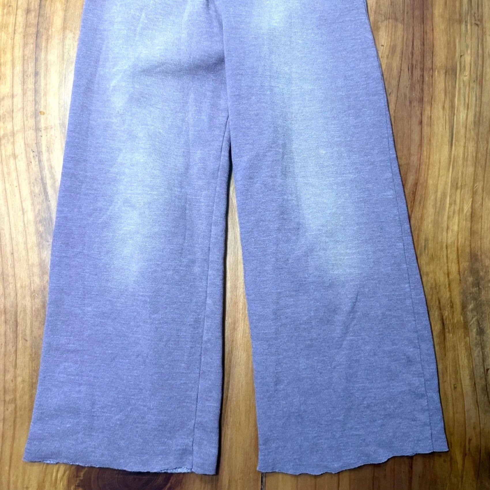 Aviator Nation Aviator Nation Sweatpants Pants Small Wide leg Baggy Faded Cotton Women's X4-25 Size 28" / US 6 / IT 42 - 2 Thumbnail