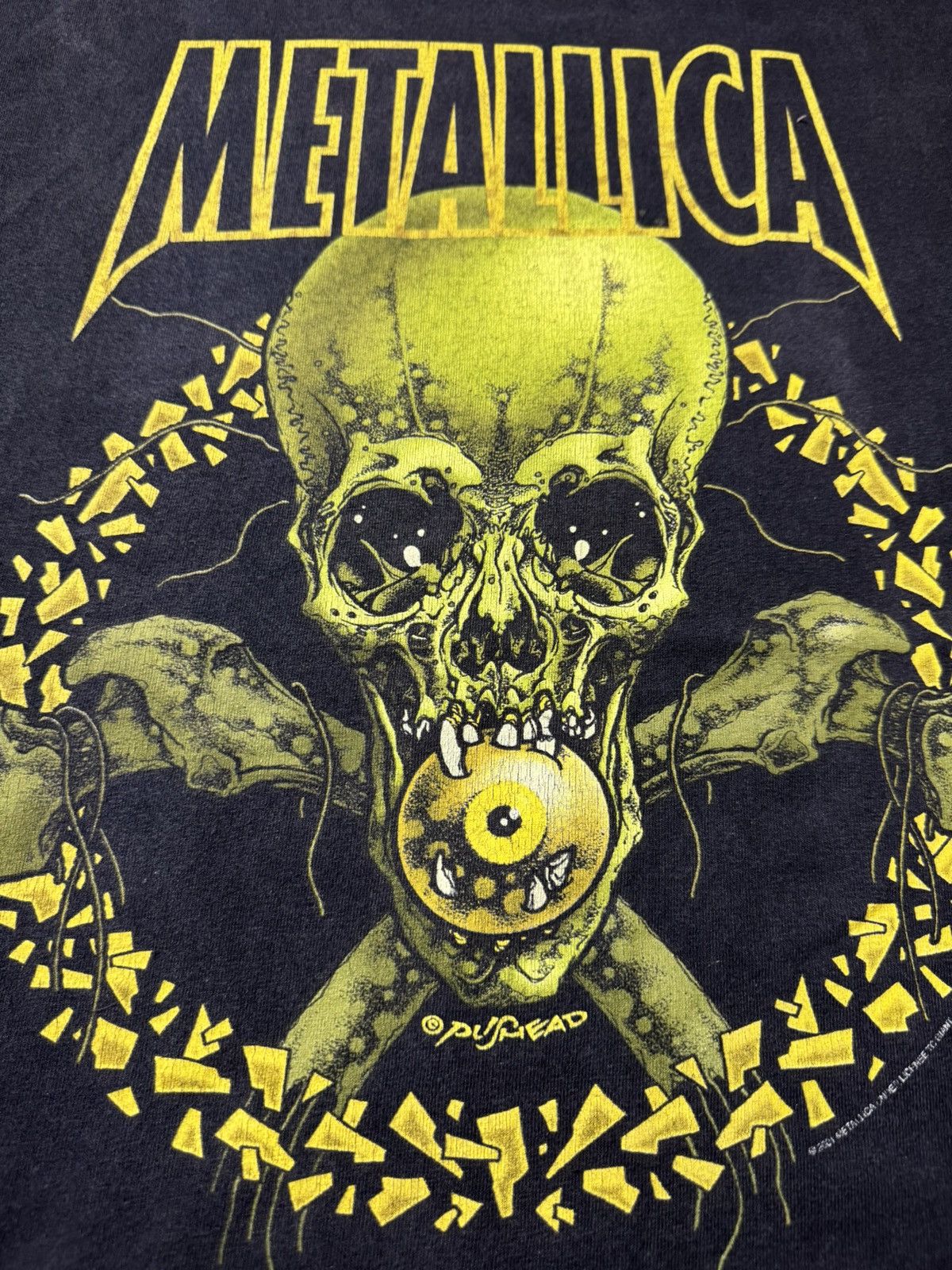 Metallica Vintage Metallica No Leaf Clover 2001 Size US XL / EU 56 / 4 - 6 Thumbnail