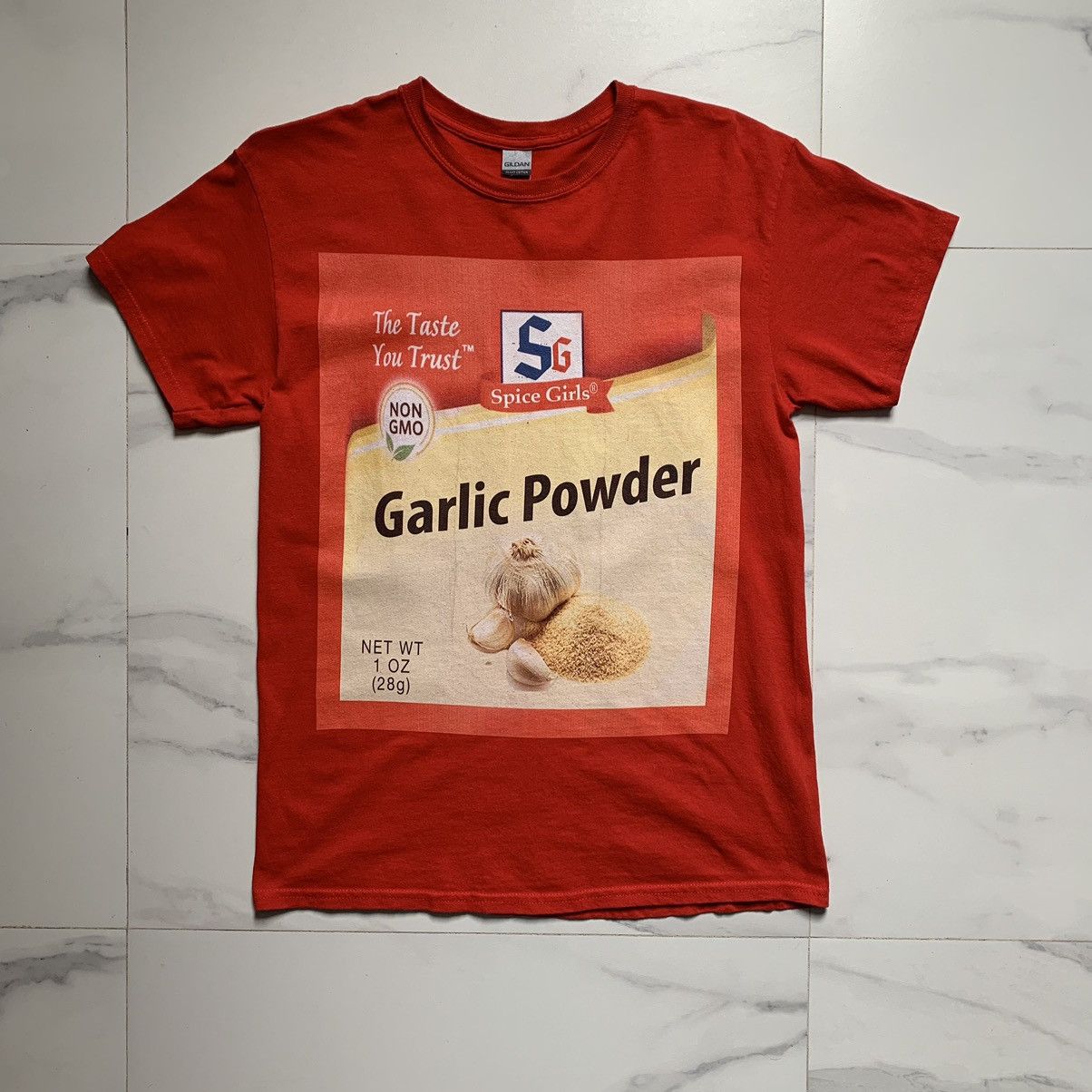 David Beckham × POP MAGAZINE × Vintage Spice Girls Official Garlic Powder T-Shirt Size US M / EU 48-50 / 2 - 2 Thumbnail