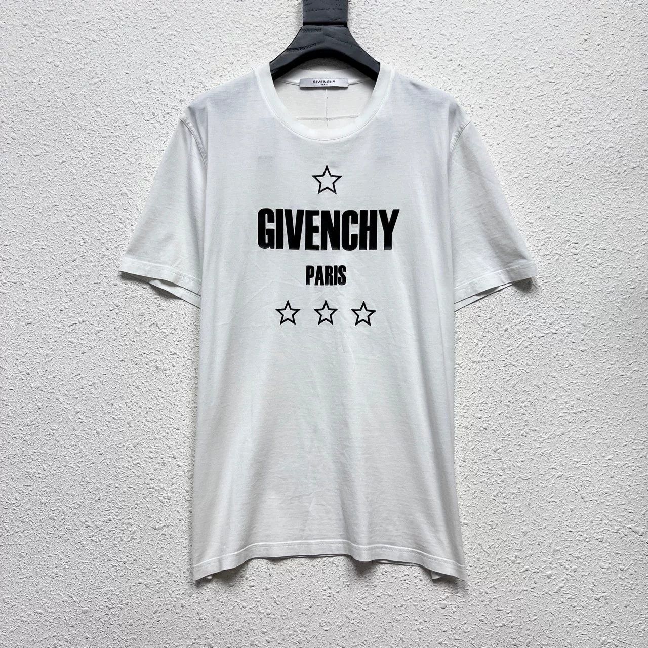 Givenchy Givenchy Logo Star Print White T-Shirt Size US M / EU 48-50 / 2 - 1 Thumbnail