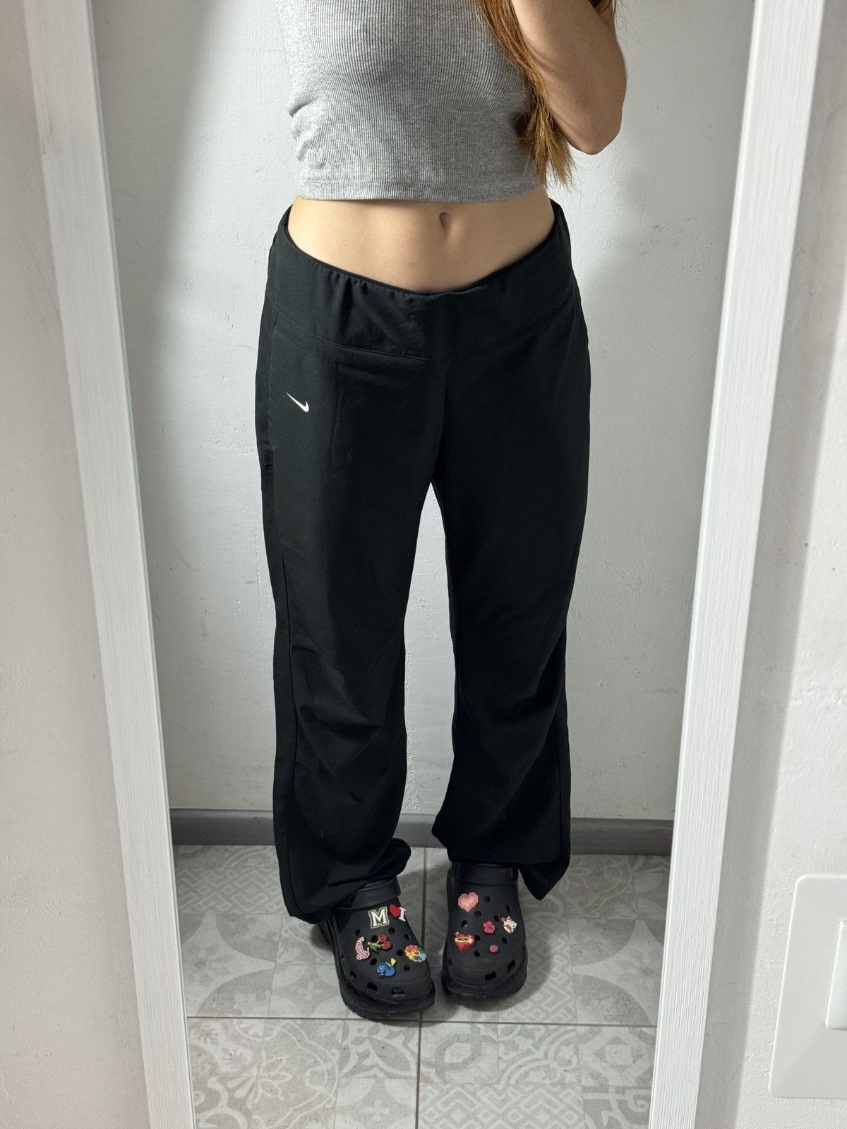 VINTAGE NIKE MINI SWOOSH 2000s PANTS