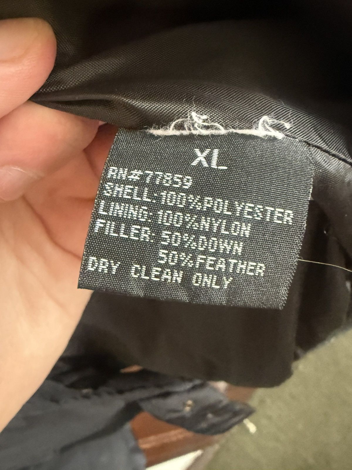 Other Vintage black cropped down military puffer jacket Size US L / EU 52-54 / 3 - 5 Thumbnail