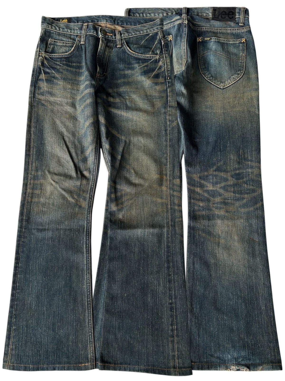 Japanese Brand × Kapital × Vintage FLARE LEE Rusty🔥 Denim jeans Size US 30 / EU 46 - 2 Thumbnail